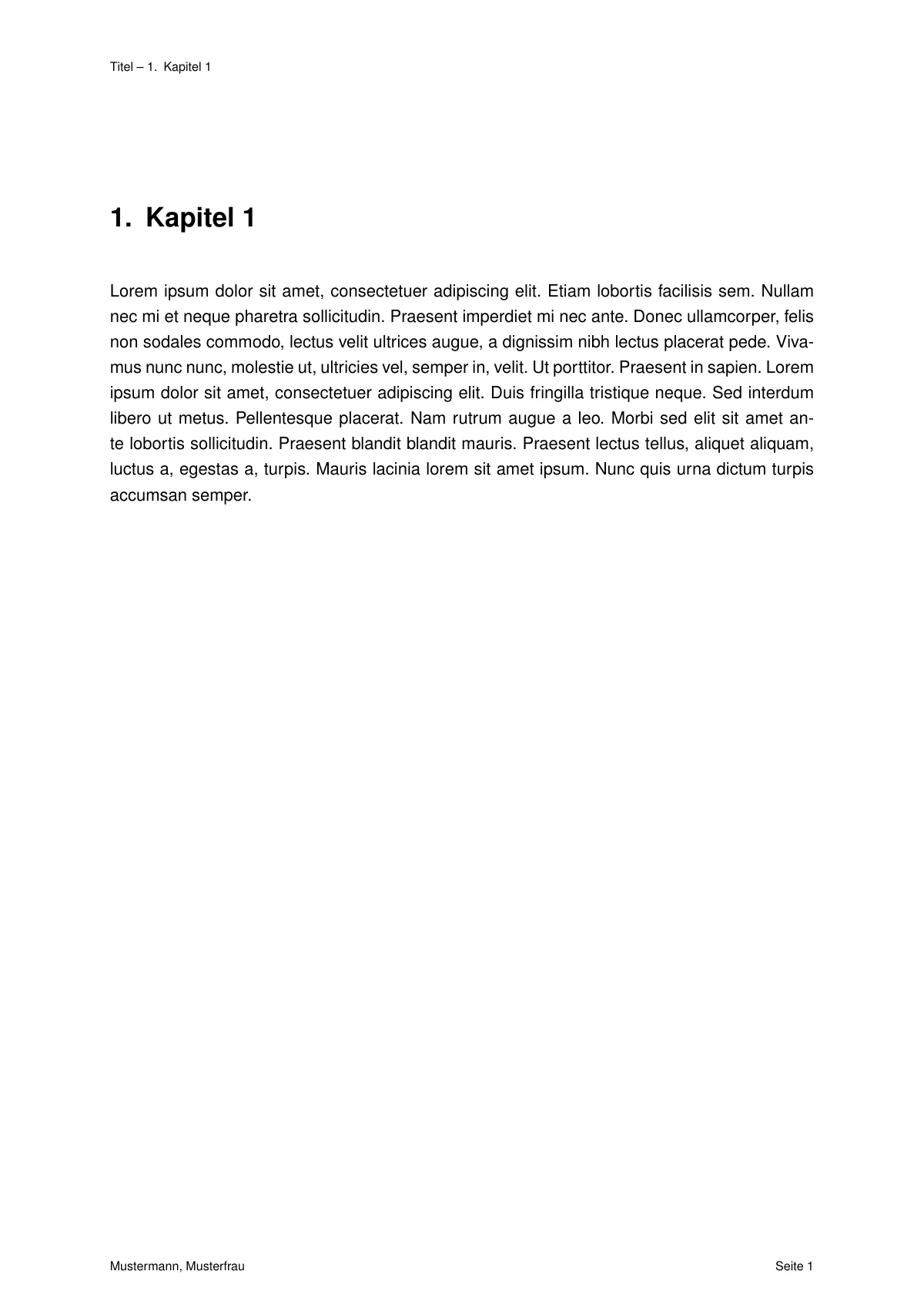 Modèle LaTeX Rapport d'étudiant, Ostfalia University, page 4 sur 6