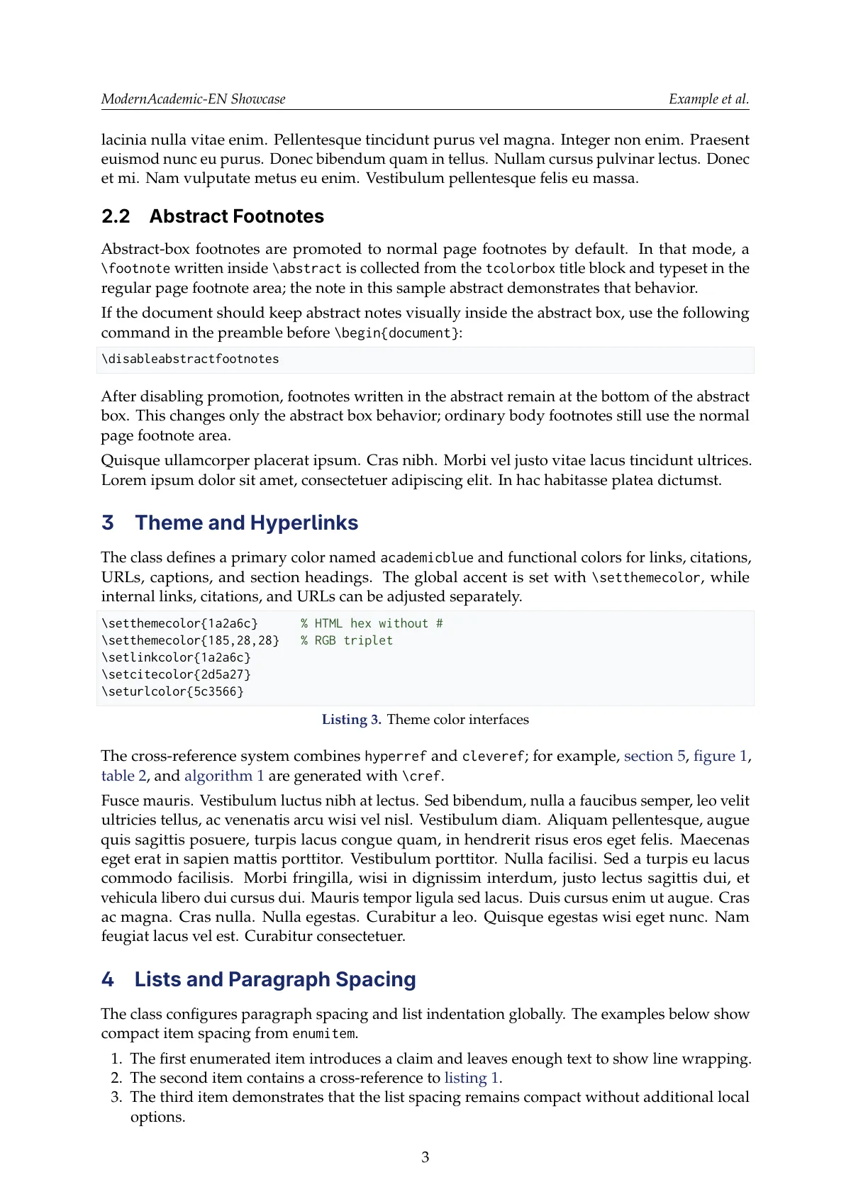 ModernAcademic compact paper (English) LaTeX template, page 3 of 8