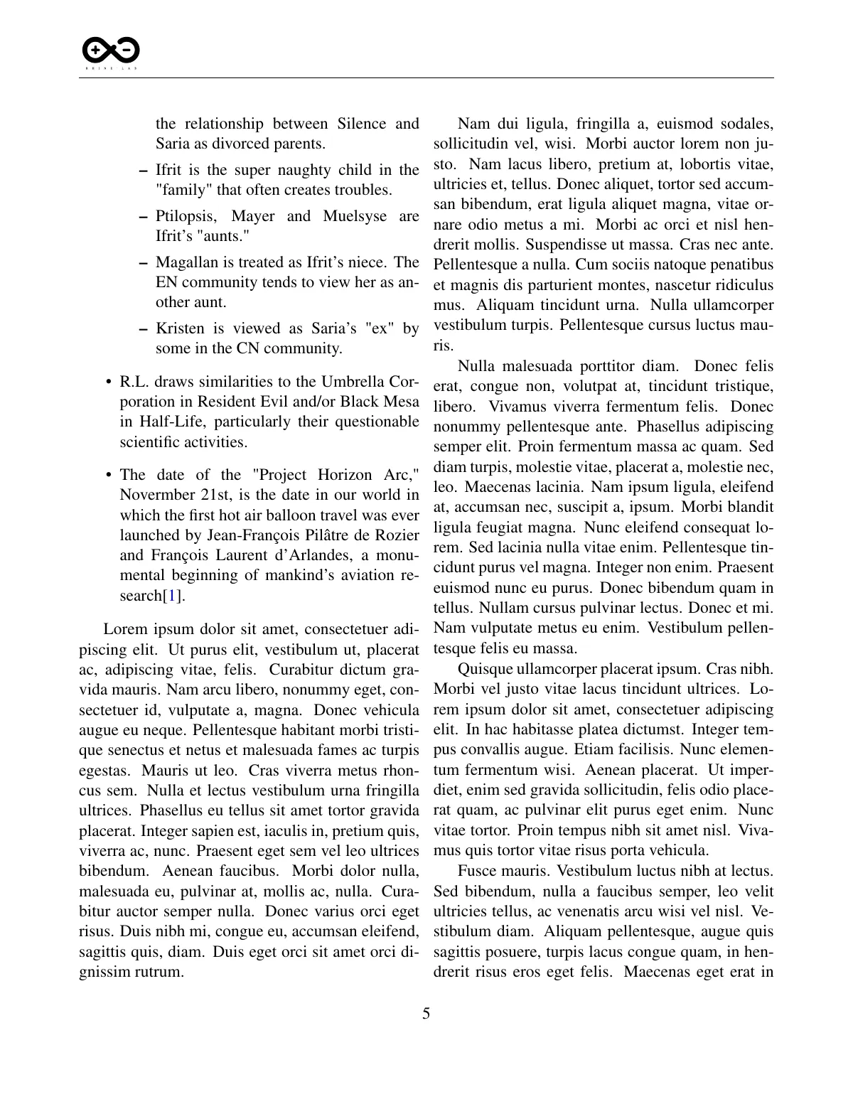 LaTeX-mallen Rhine Lab-forskningsartikel, sida 5 av 6
