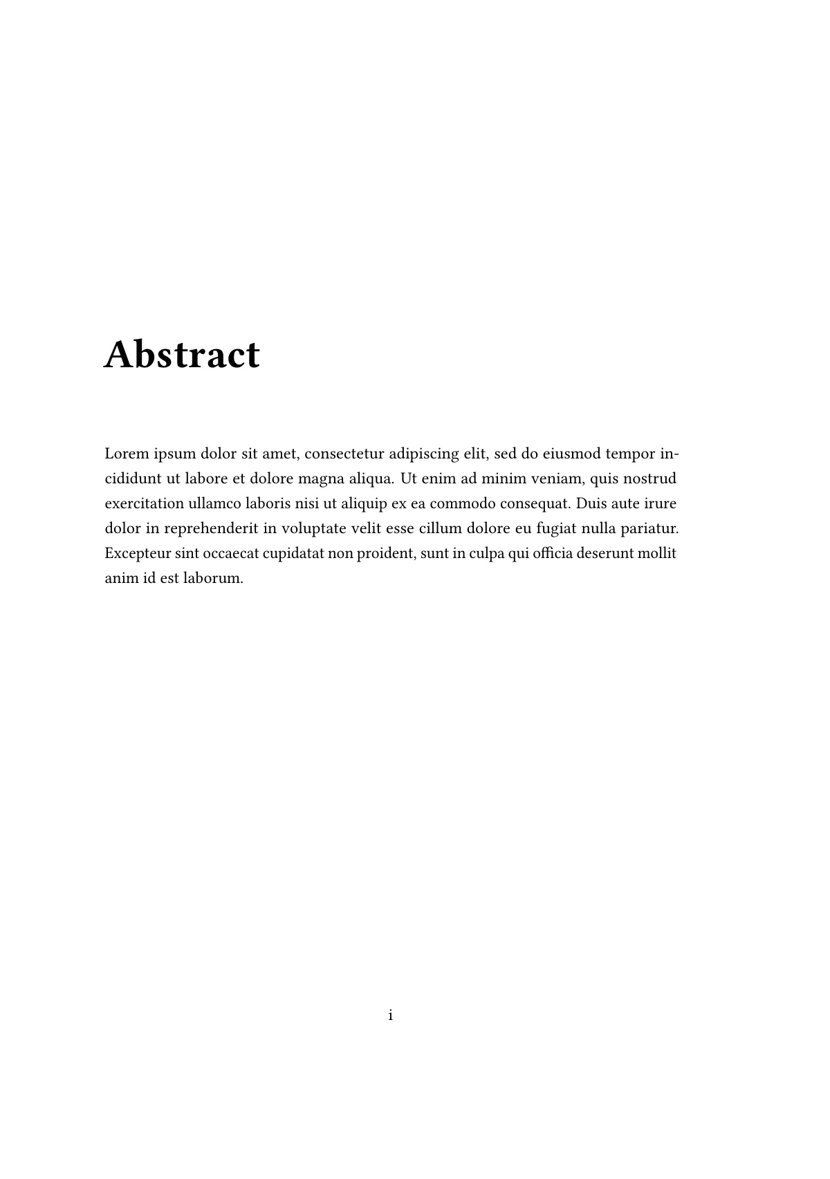 LaTeX-Vorlage Thesis with English and Norwegian abstracts, Seite 5 von 24