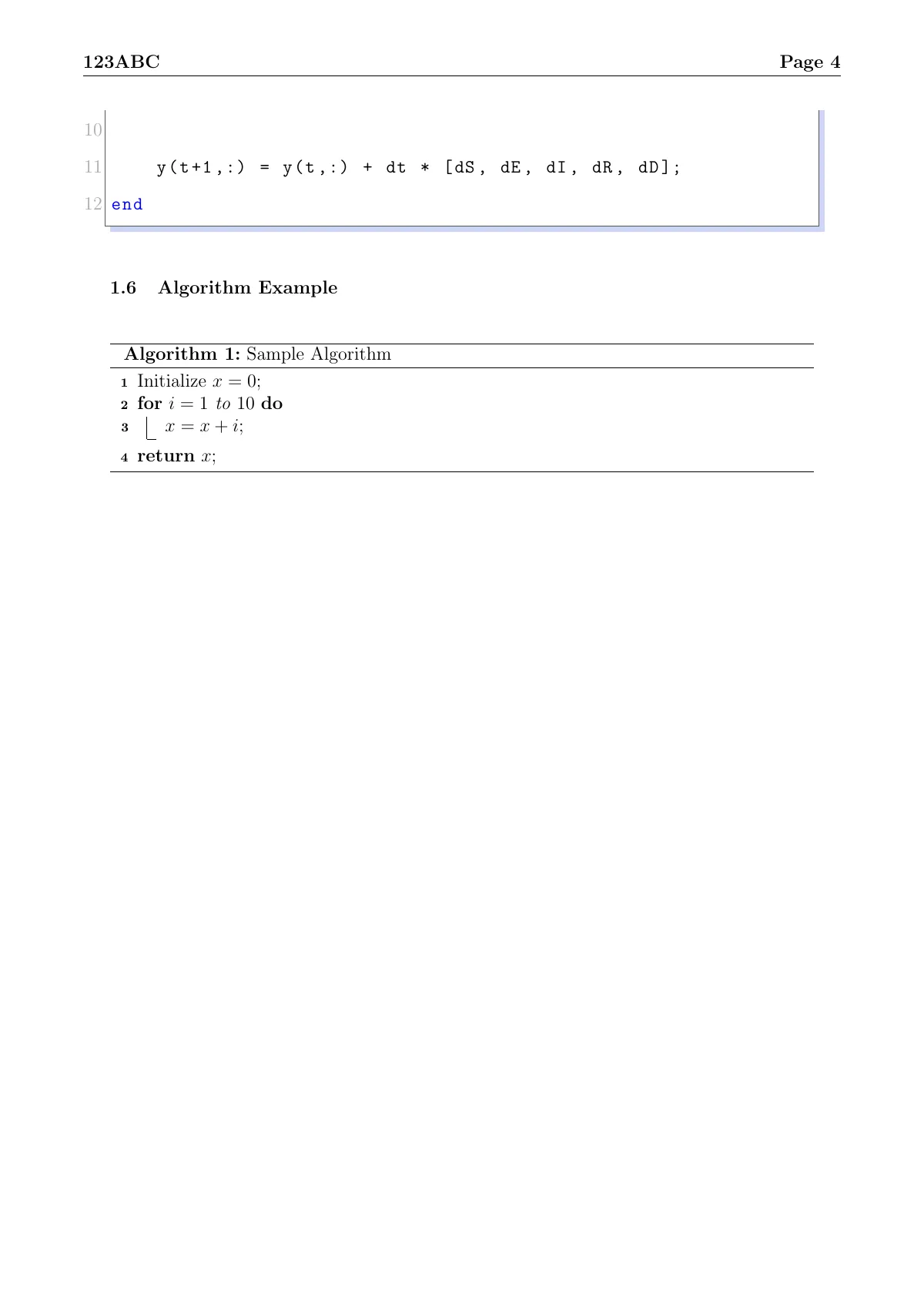 Plantilla de LaTeX Evaluación interna de matemáticas del IBDP, página 5 de 6