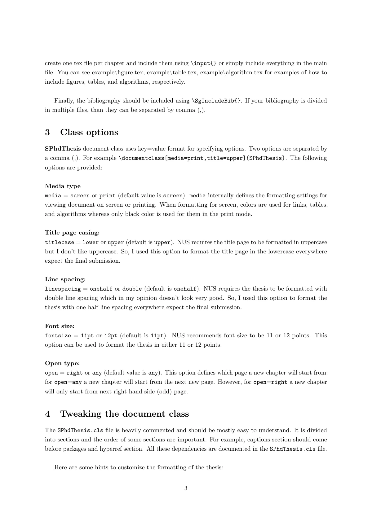LaTeX-Vorlage Doktorarbeitsklasse der National University of Singapore, Seite 3 von 5