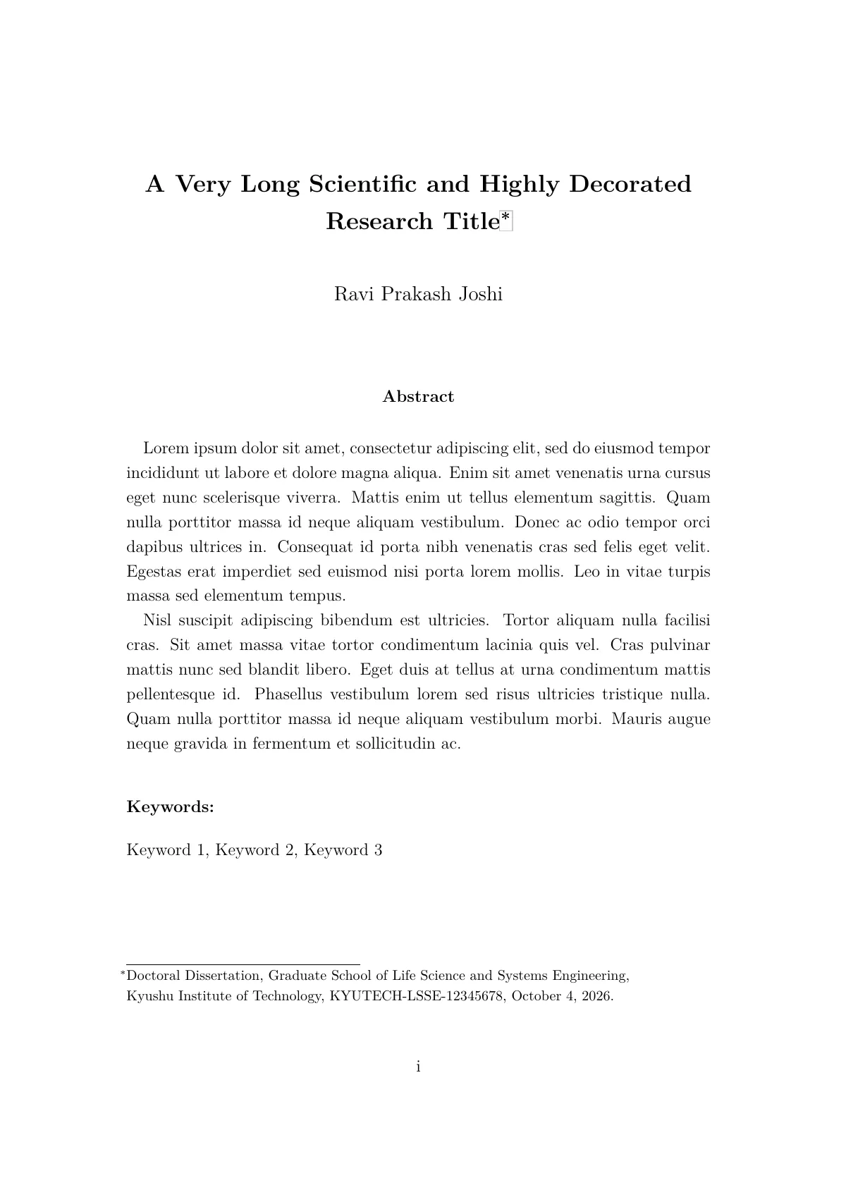 Modèle LaTeX kyutech-thesis-template, page 3 sur 14
