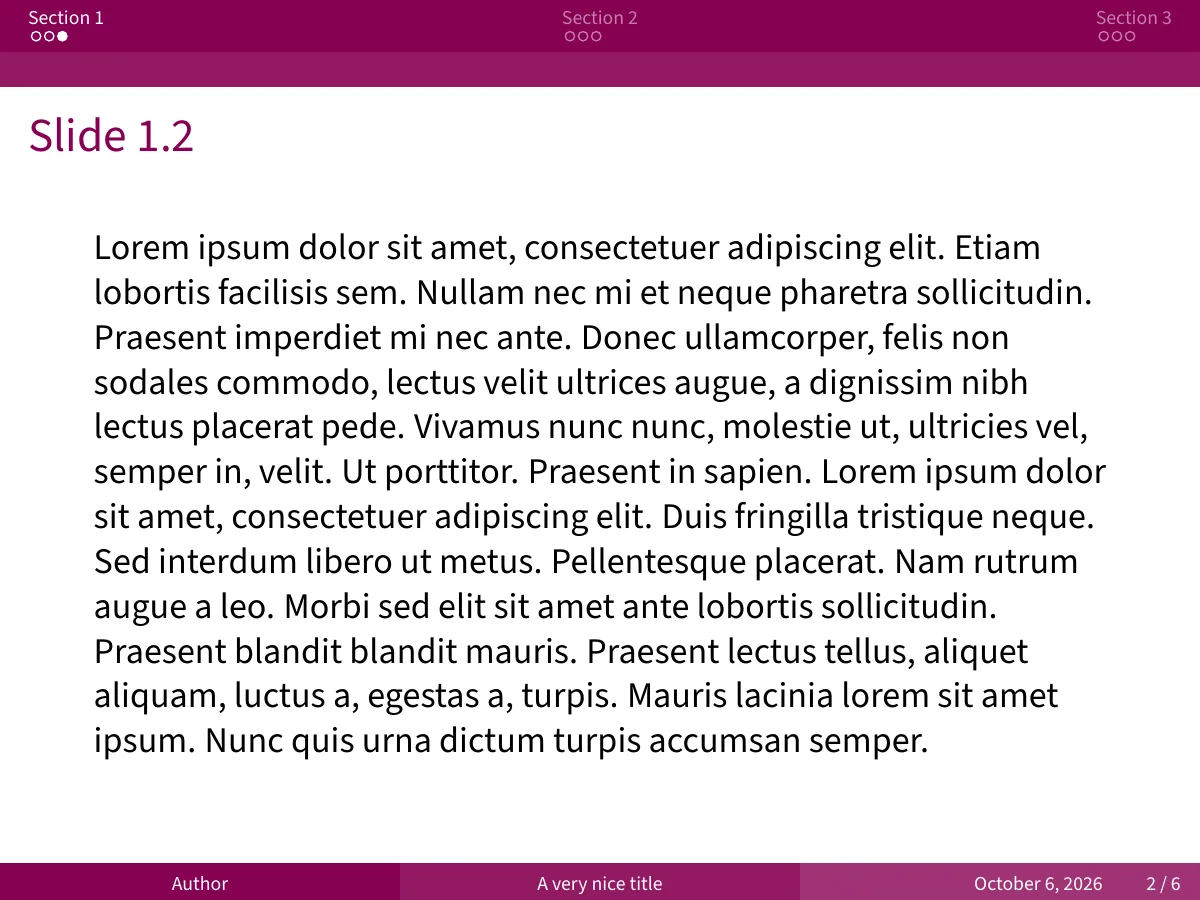 LaTeX-mallen Karolinska Institutet Beamer presentation, sida 4 av 10