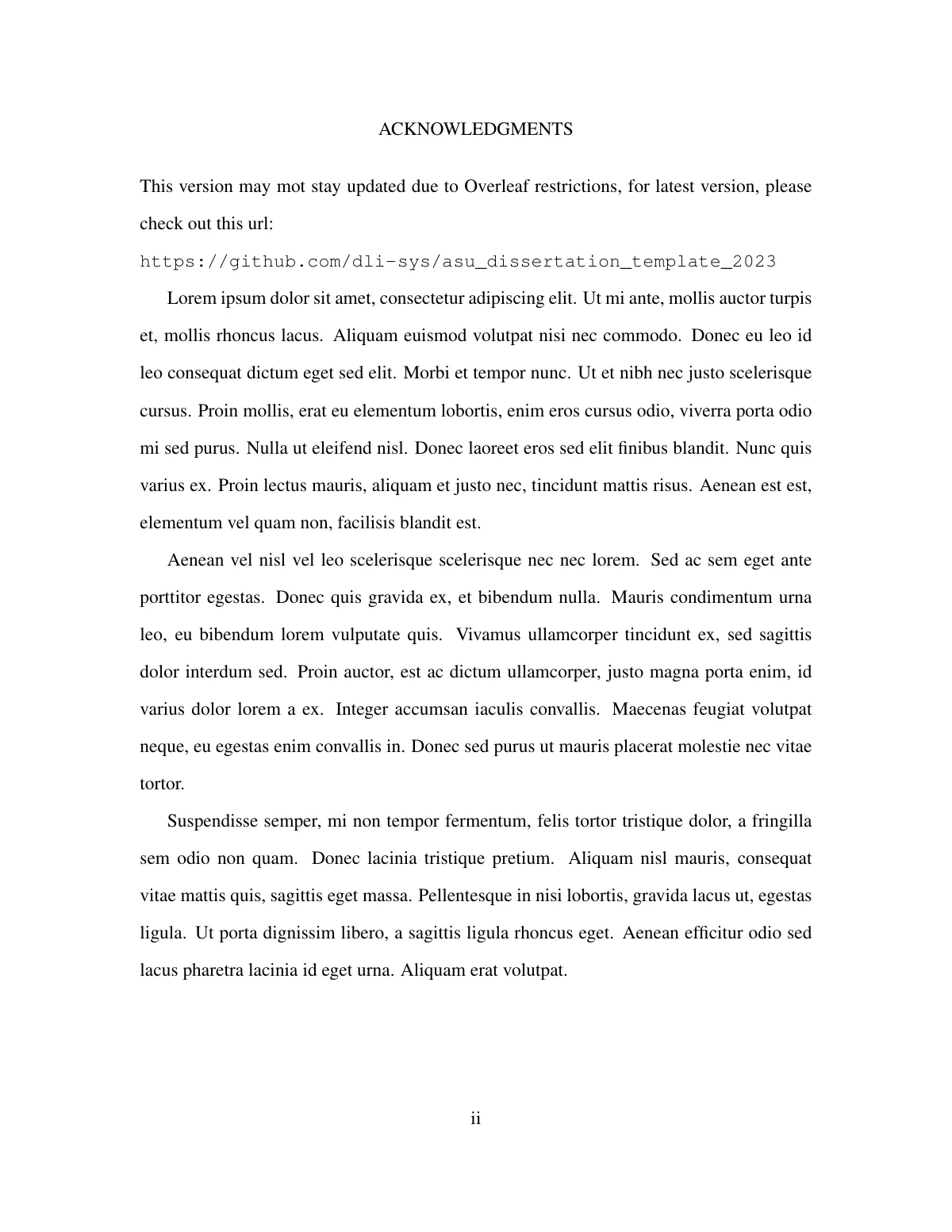 LaTeX-Vorlage Dissertation der Arizona State University, Seite 3 von 23