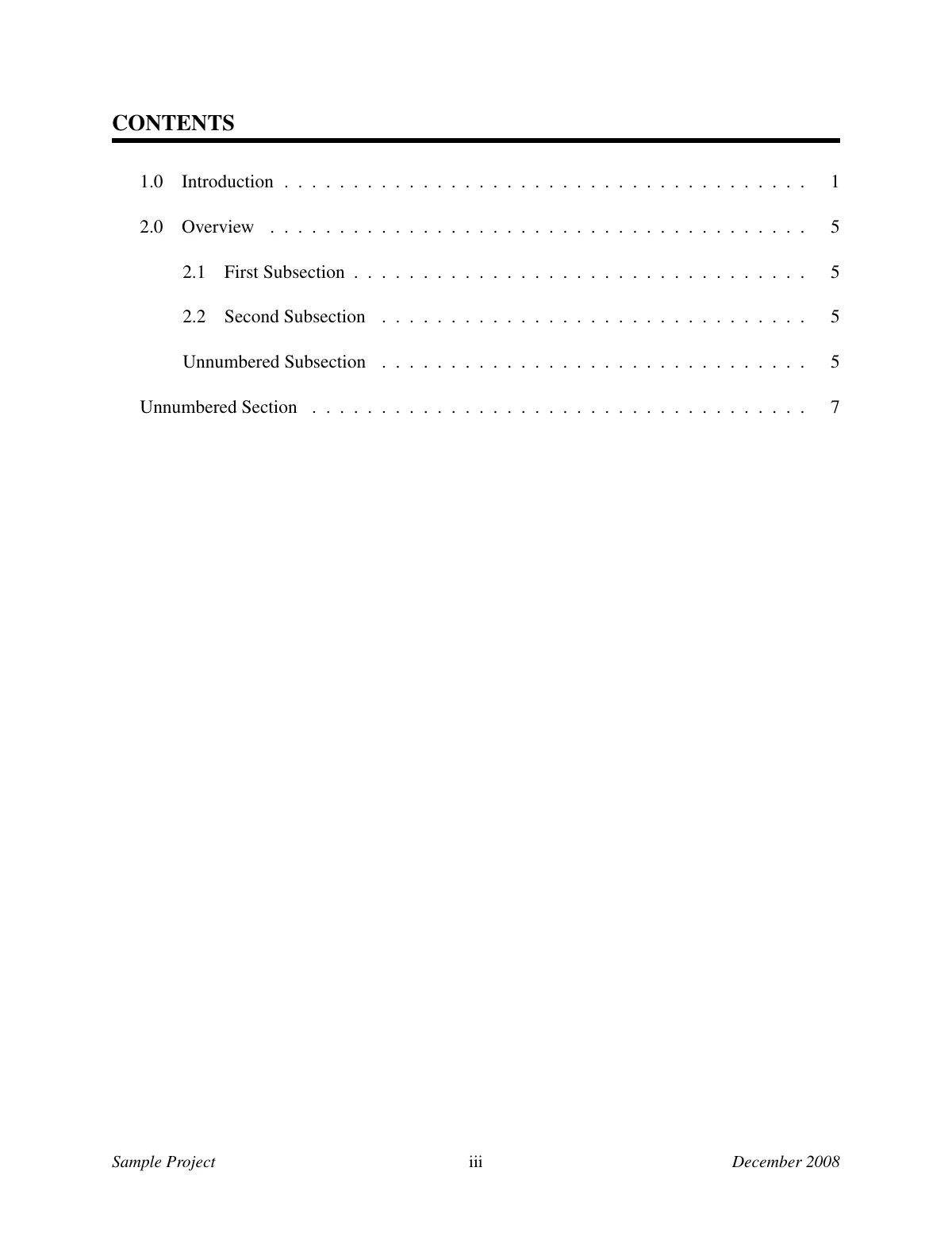 ESTCP munitions management final report LaTeX template, page 3 of 17