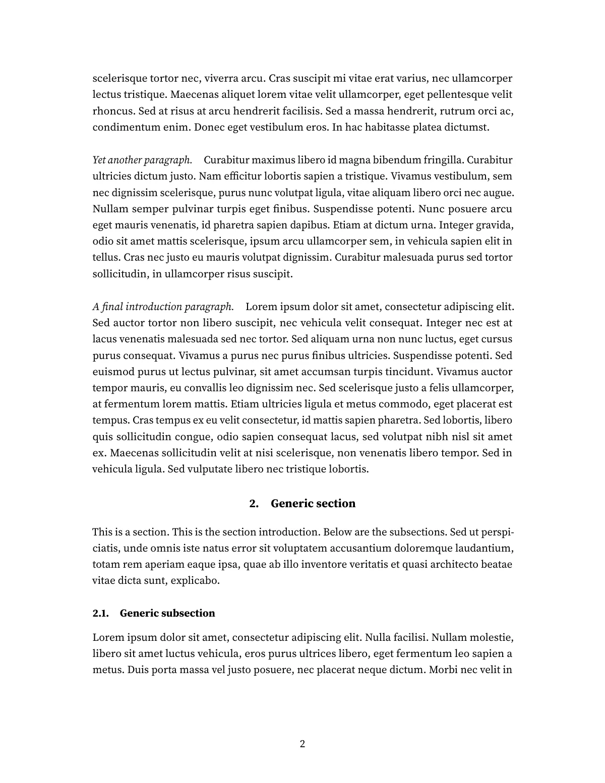 Minimalist academic paper, 22-page example LaTeX template, page 3 of 22