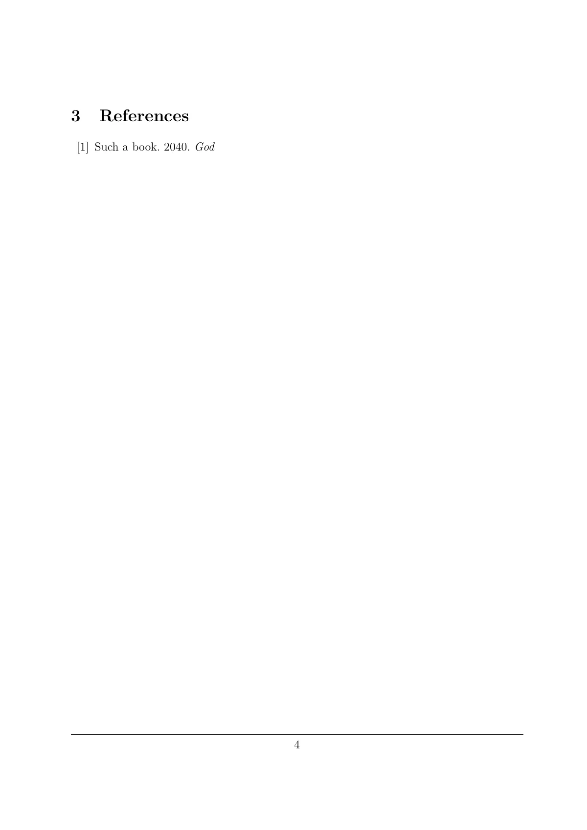 University assignment with title page LaTeX template, page 5 of 5