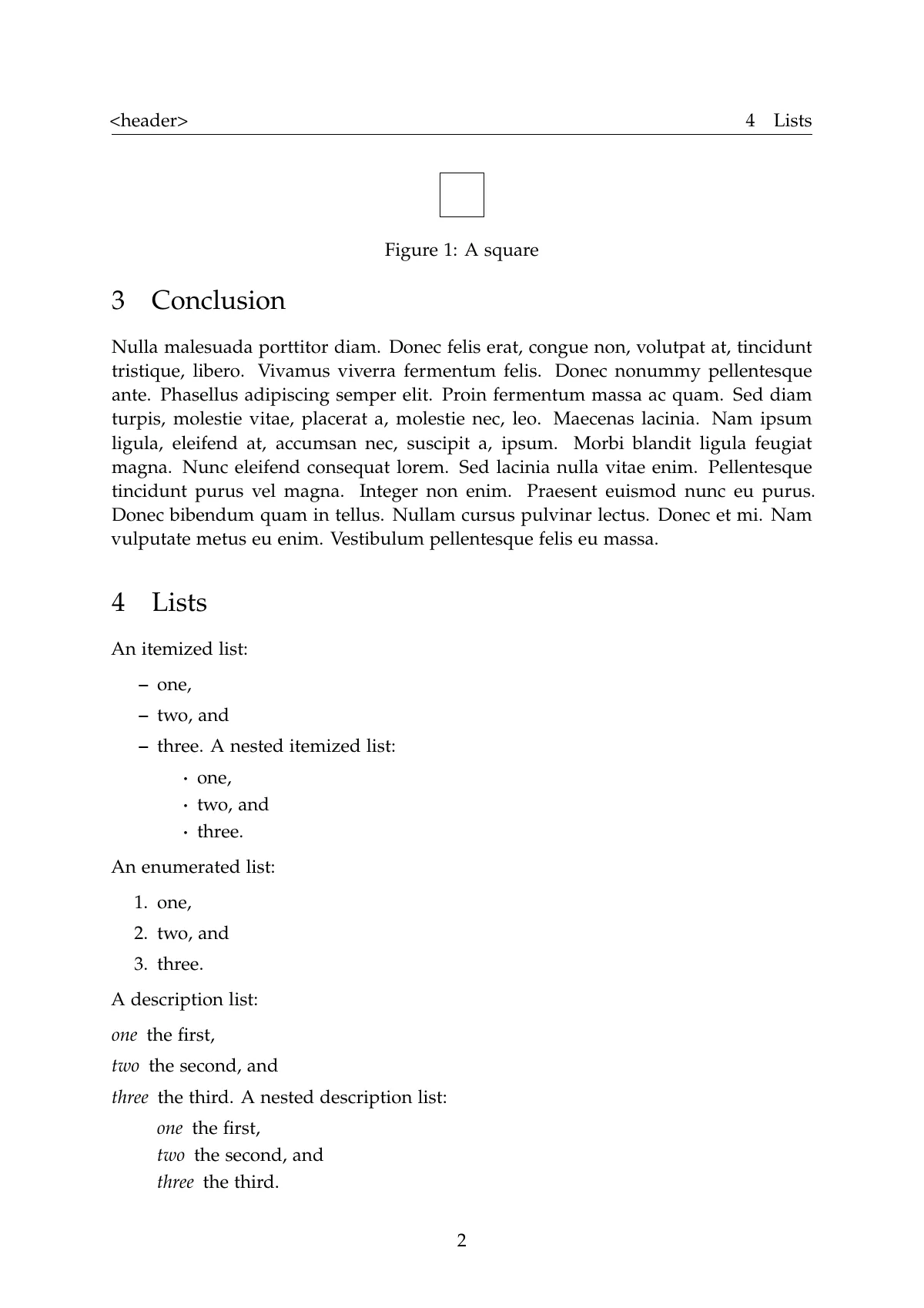 KorigamiK lab report and project front page LaTeX template, page 3 of 3