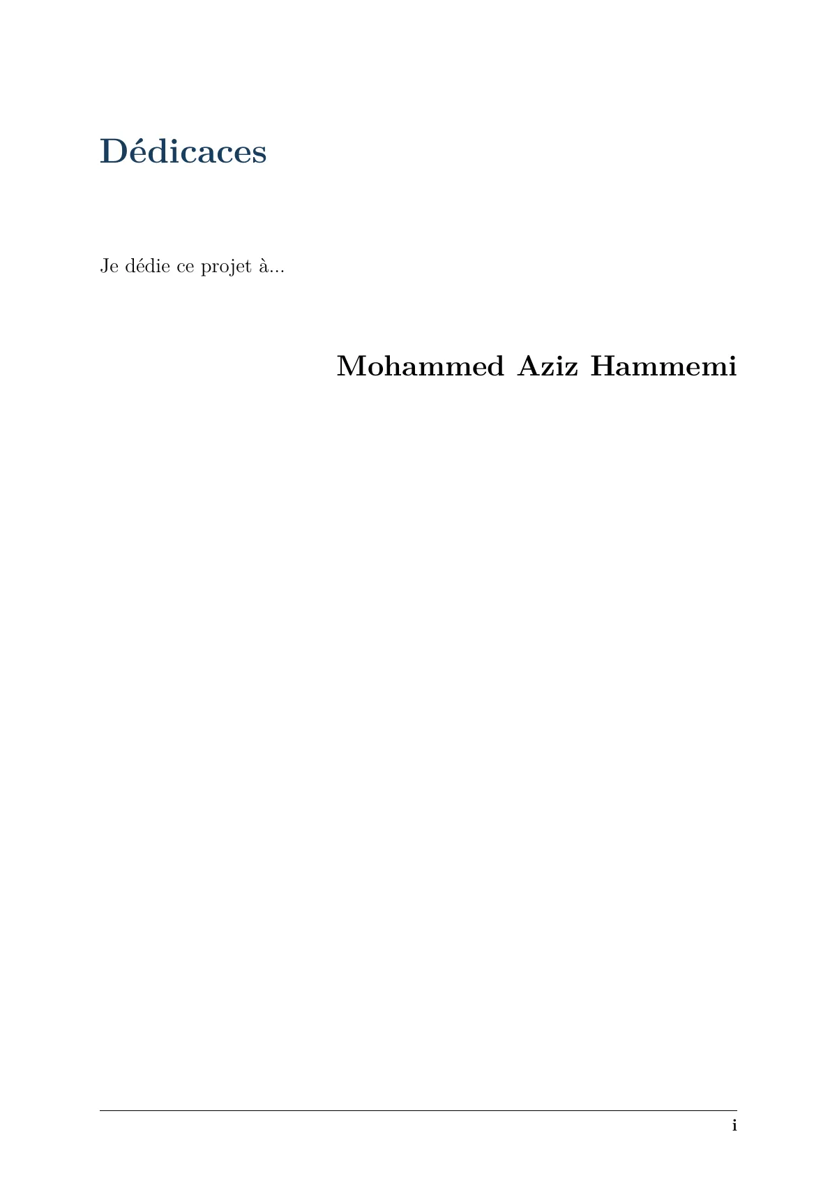 ISAMM end-of-studies report, French LaTeX template, page 2 of 18