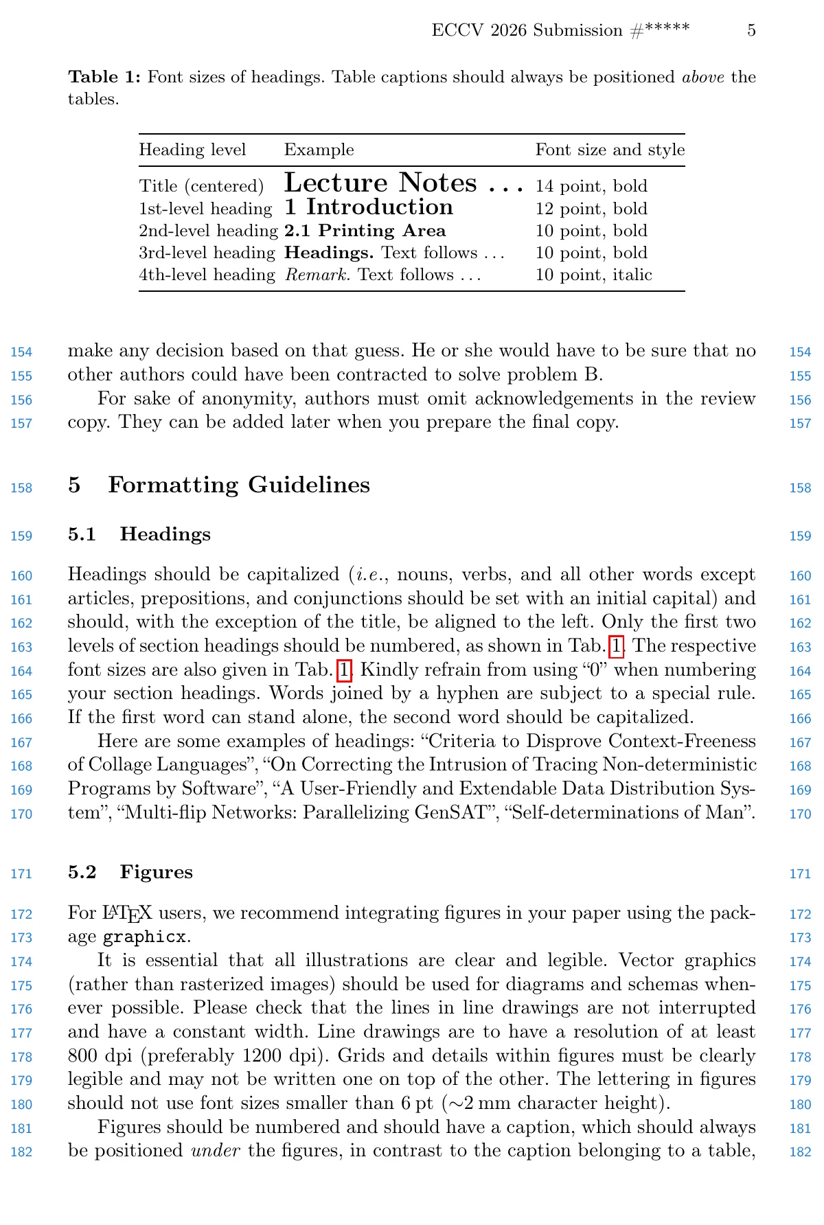 Plantilla de LaTeX Envío de artículo para ECCV 2026 (Springer LNCS), página 5 de 15