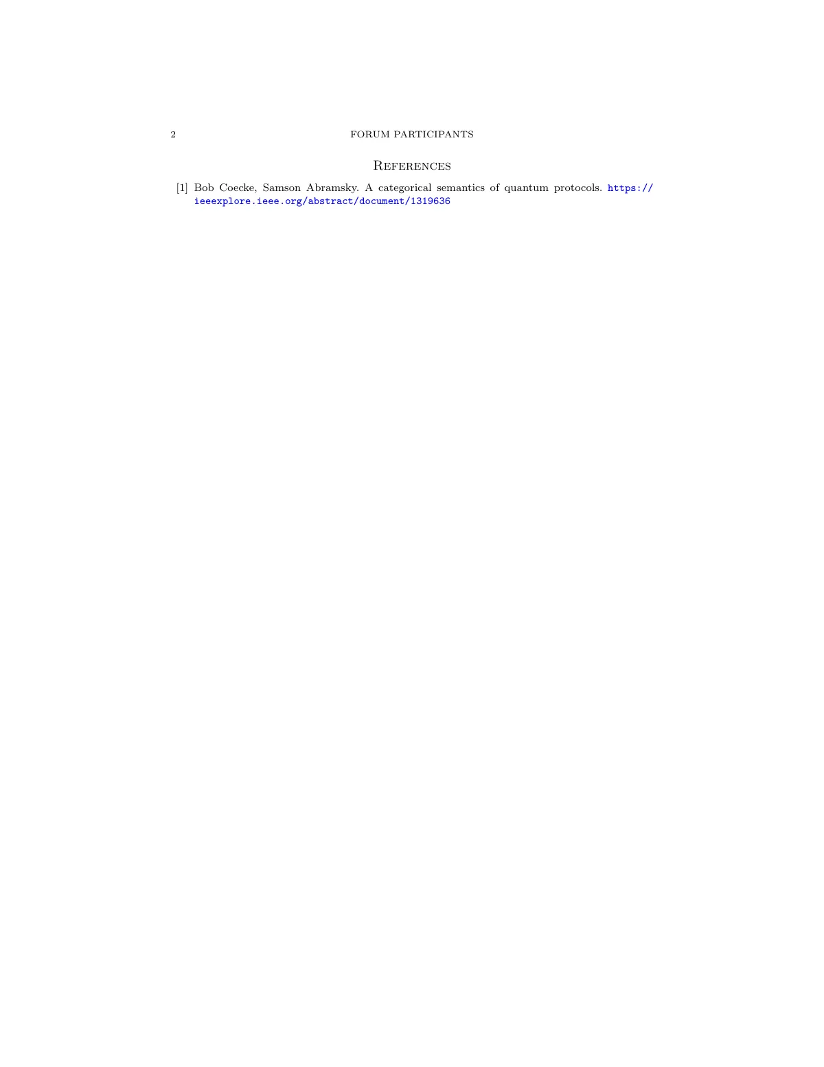 Mathematical forum discussion paper LaTeX template, page 2 of 2