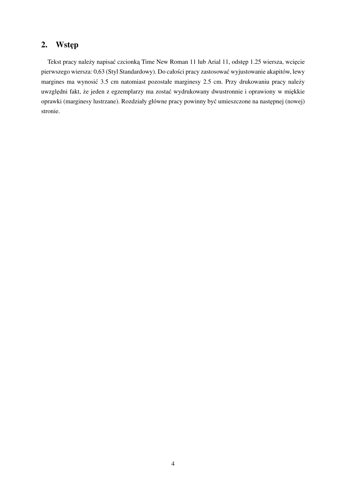 LaTeX-Vorlage Thesis, Politechnika Krakowska, Seite 5 von 12