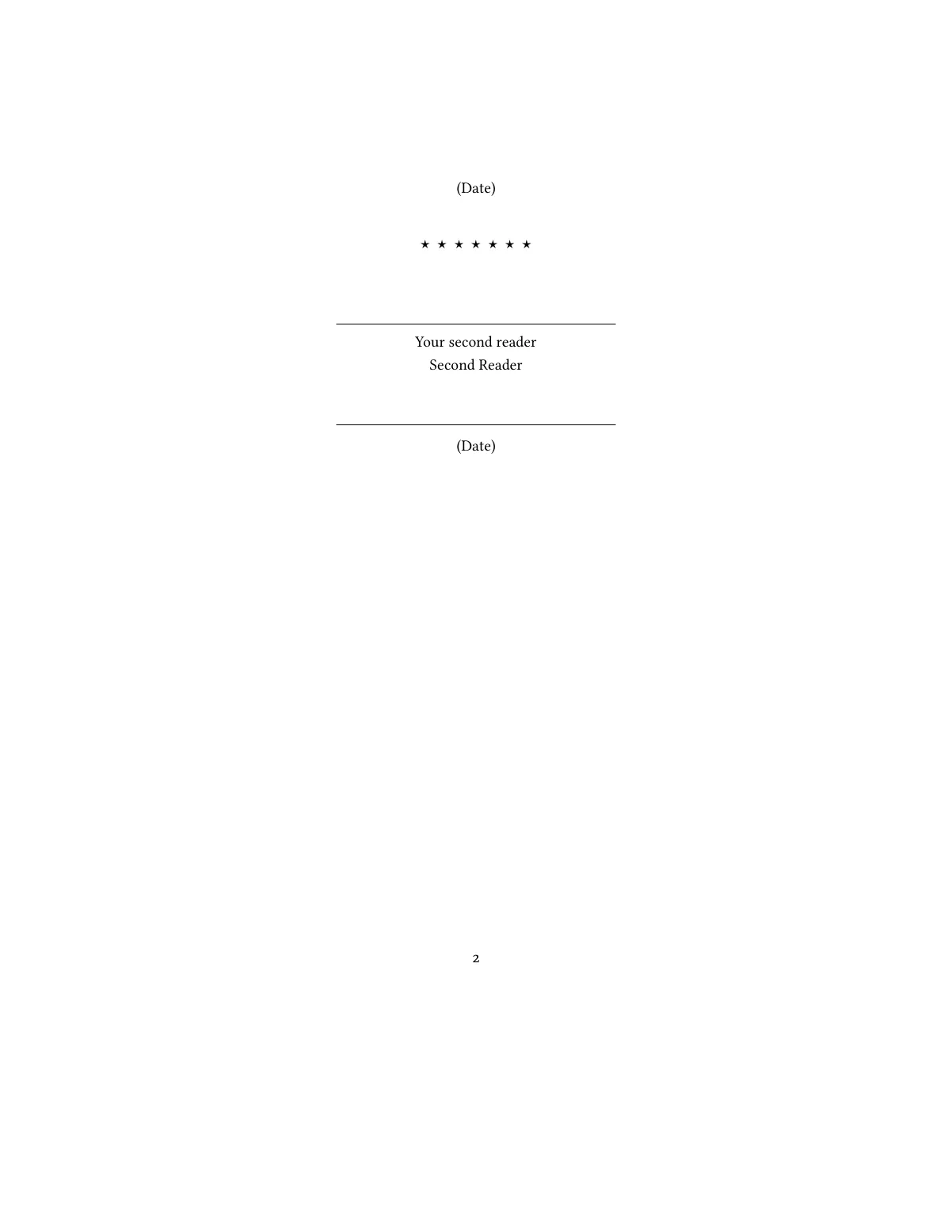 Modèle LaTeX Rapport technique UC Berkeley EECS MS Plan II, page 2 sur 8