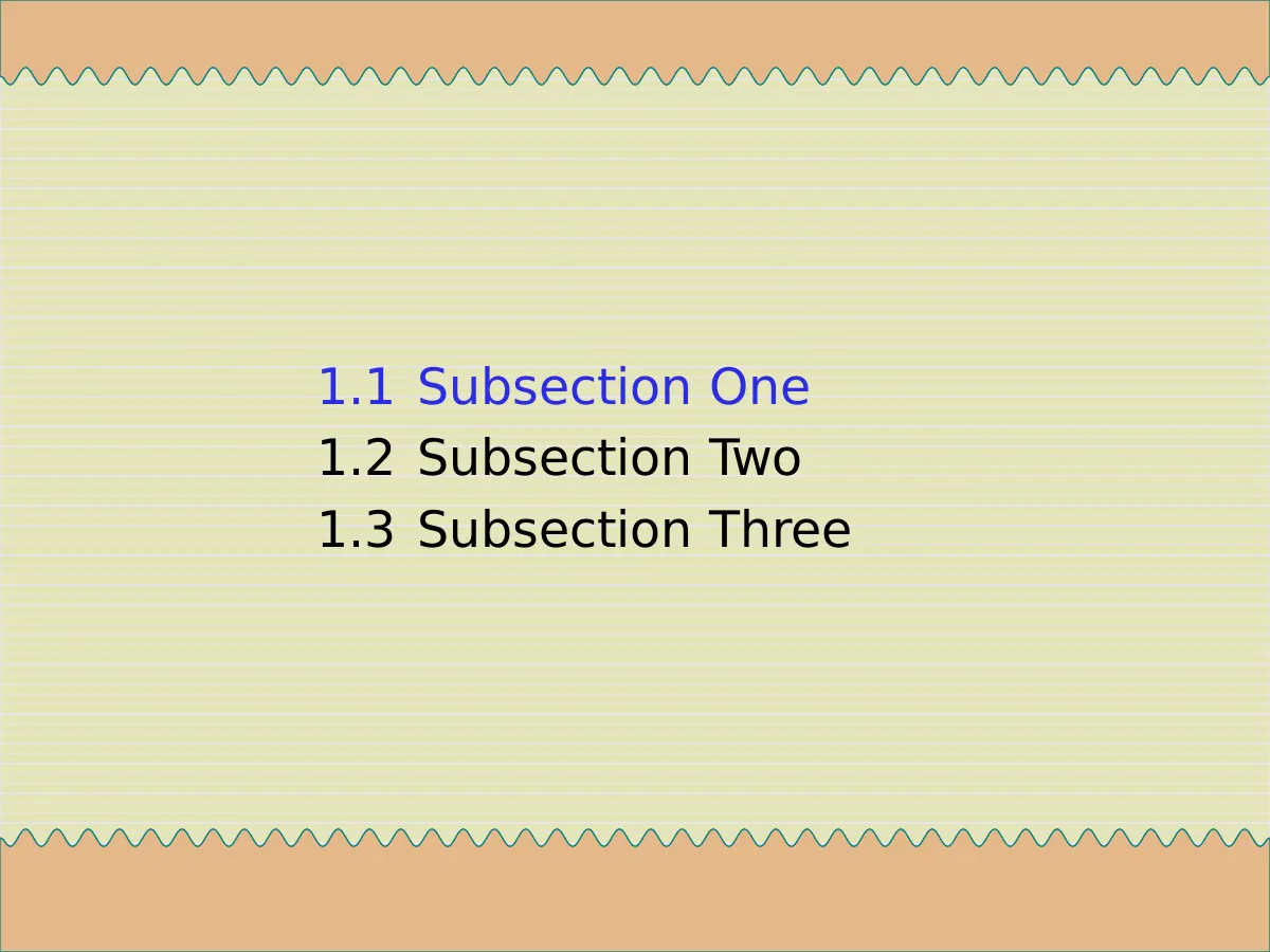 LaTeX-Vorlage Concrete cFermat flaches Beamer-Theme, Seite 3 von 45