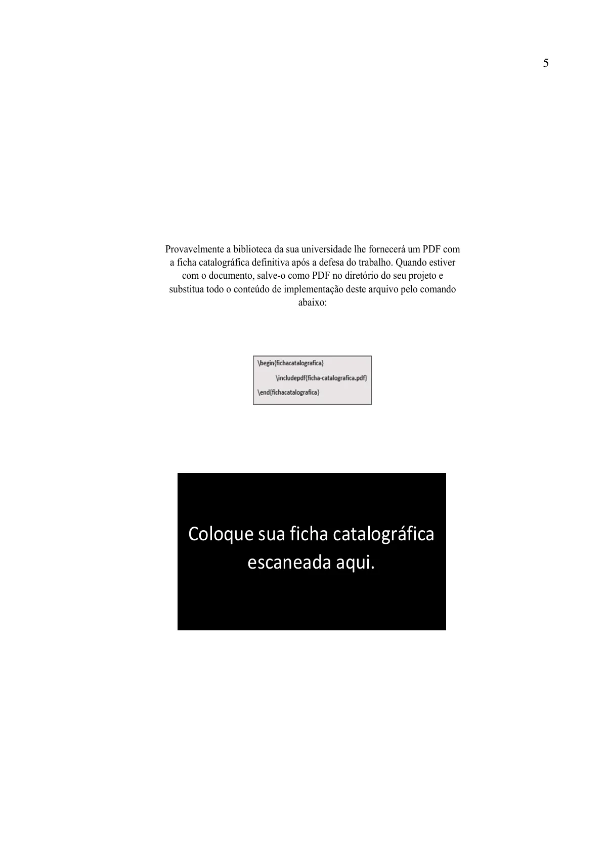 Modèle LaTeX Thèse de master et de doctorat UNINOVE (portugais), page 5 sur 40