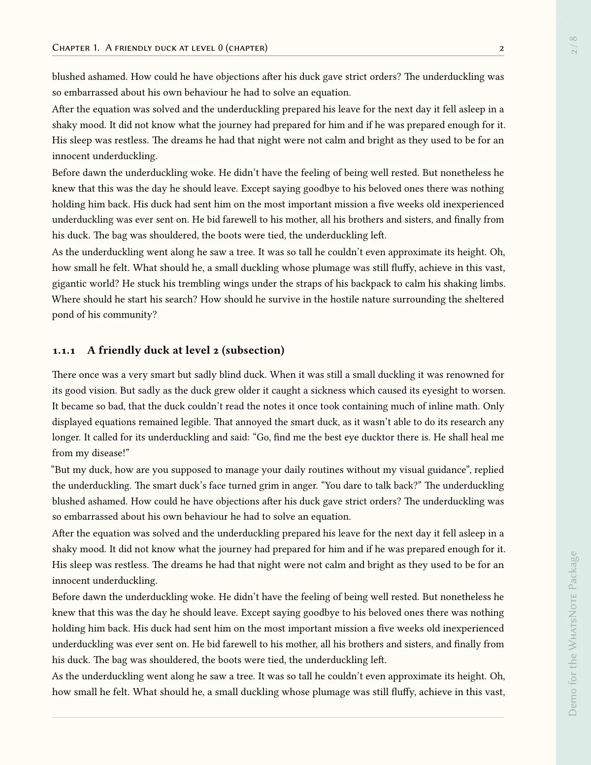 Science and engineering notes with a grid and icons LaTeX template, page 5 of 8