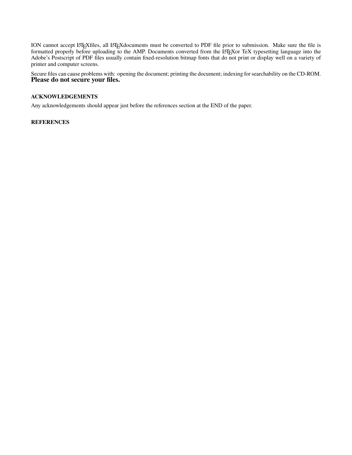LaTeX-Vorlage ION conference paper, Seite 2 von 2