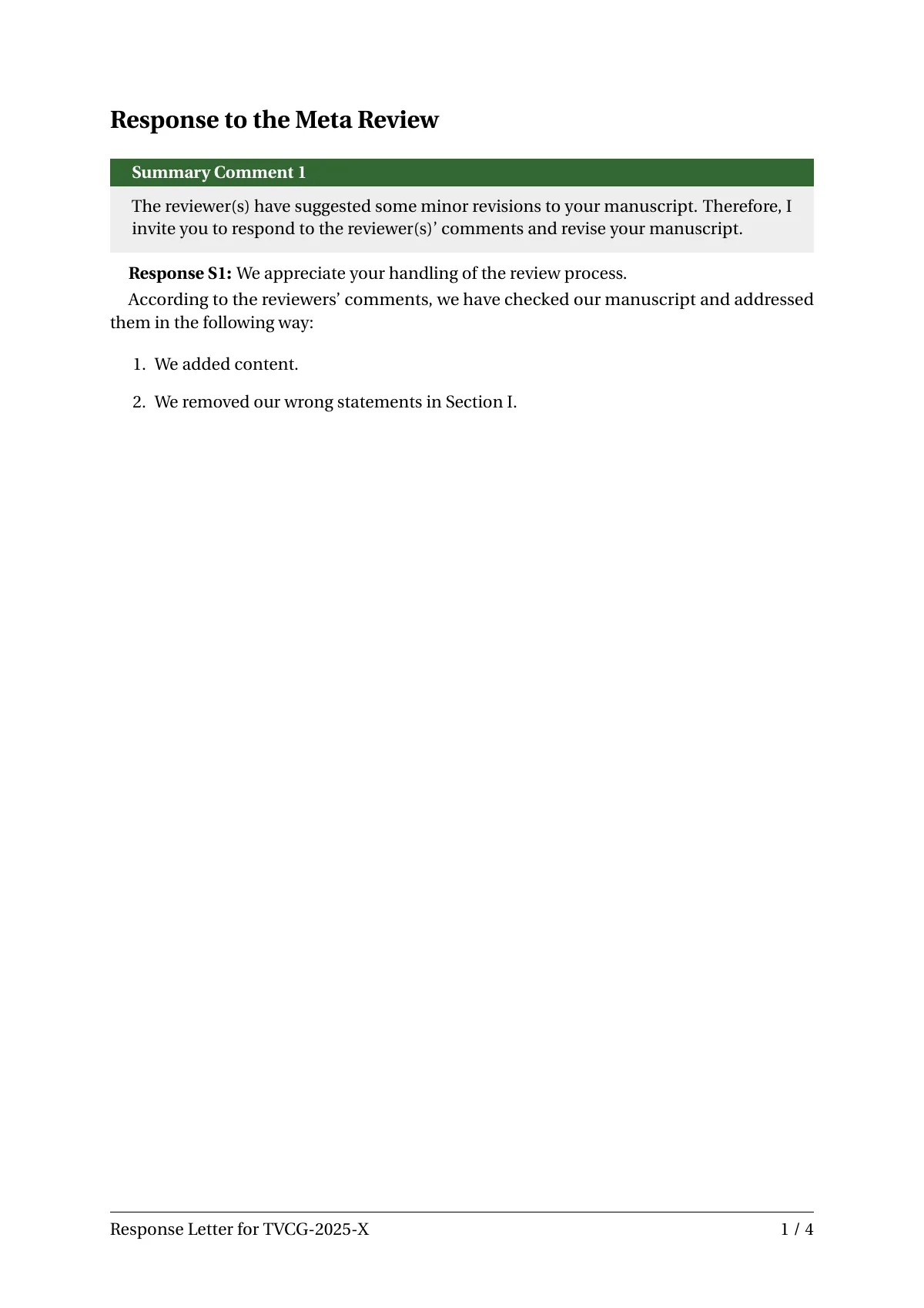 LaTeX-Vorlage Antwortschreiben an Journal-Gutachter, Seite 3 von 6