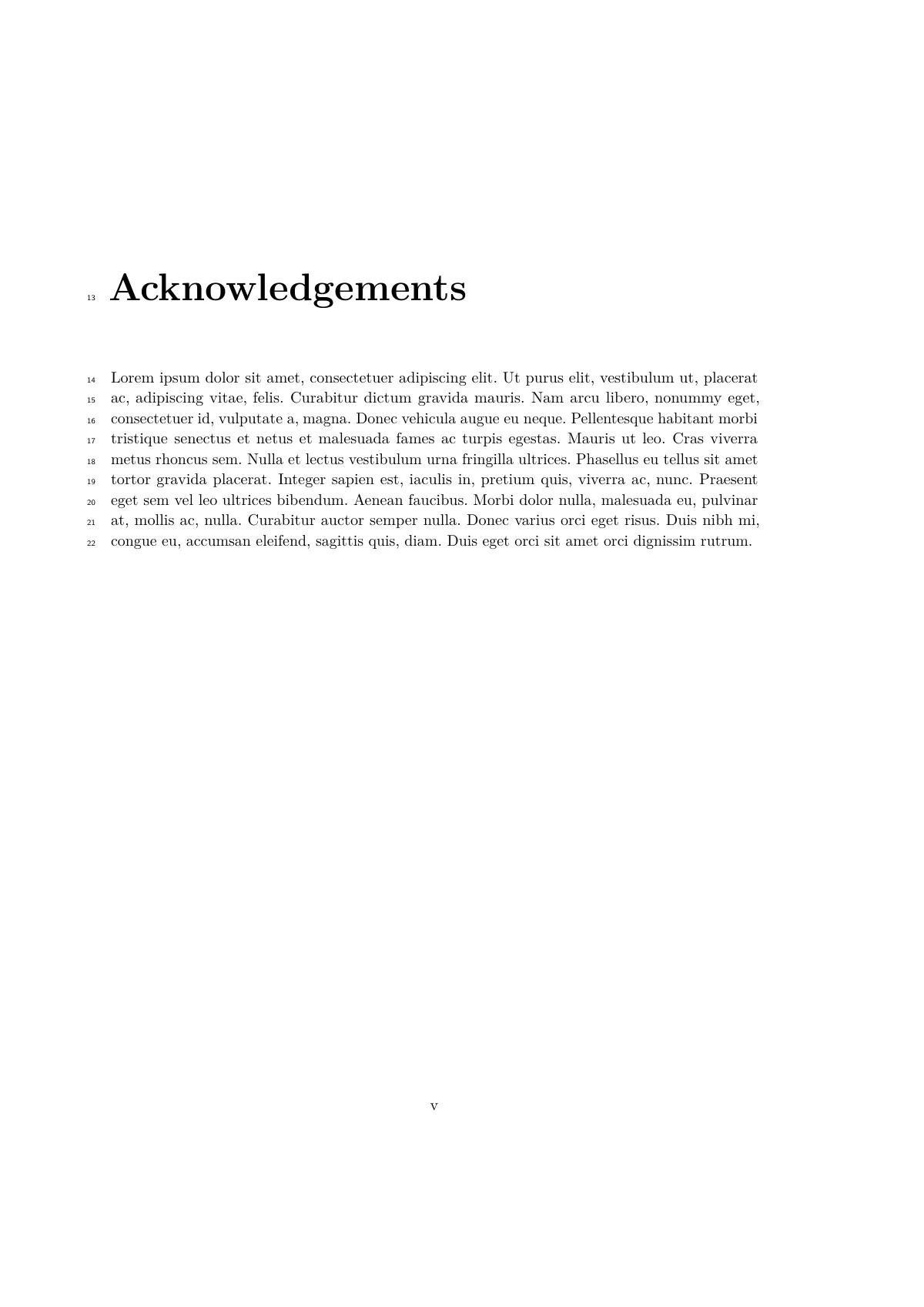 Basic book, split into source files LaTeX template, page 5 of 11