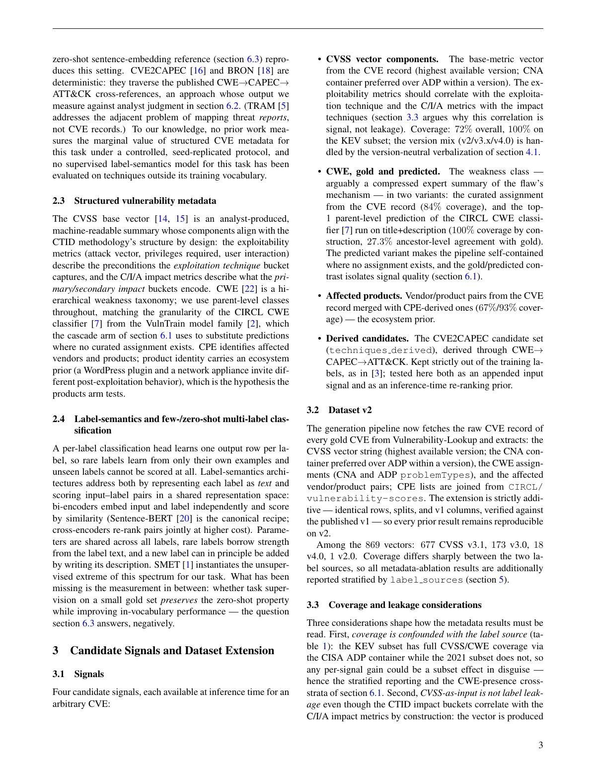 LaTeX-Vorlage Forschungsarbeit zur Zuordnung von CVE zu ATT&CK, Seite 3 von 16
