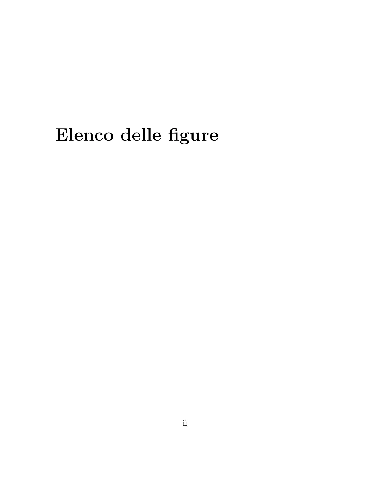 University of Salerno master's thesis, Italian LaTeX template, page 3 of 9