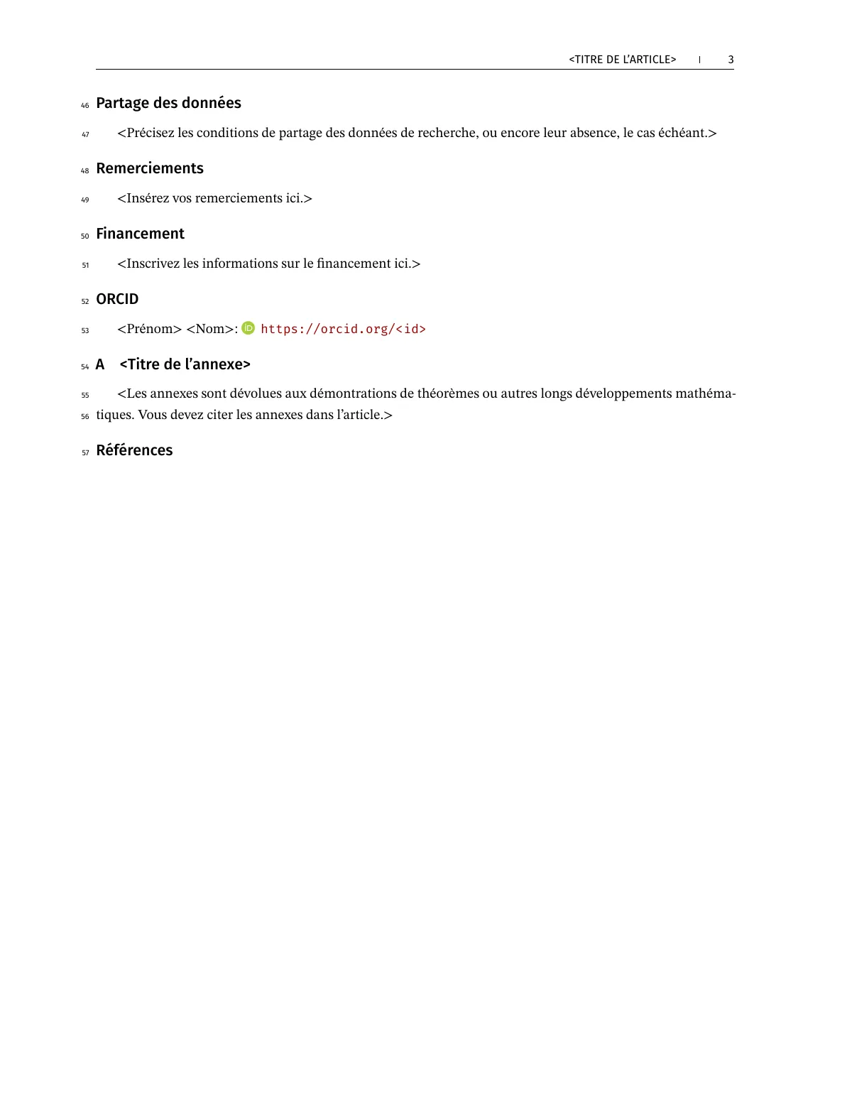 LaTeX-Vorlage Artikel für die Revue canadienne de statistique, Französisch zuerst, Seite 3 von 3