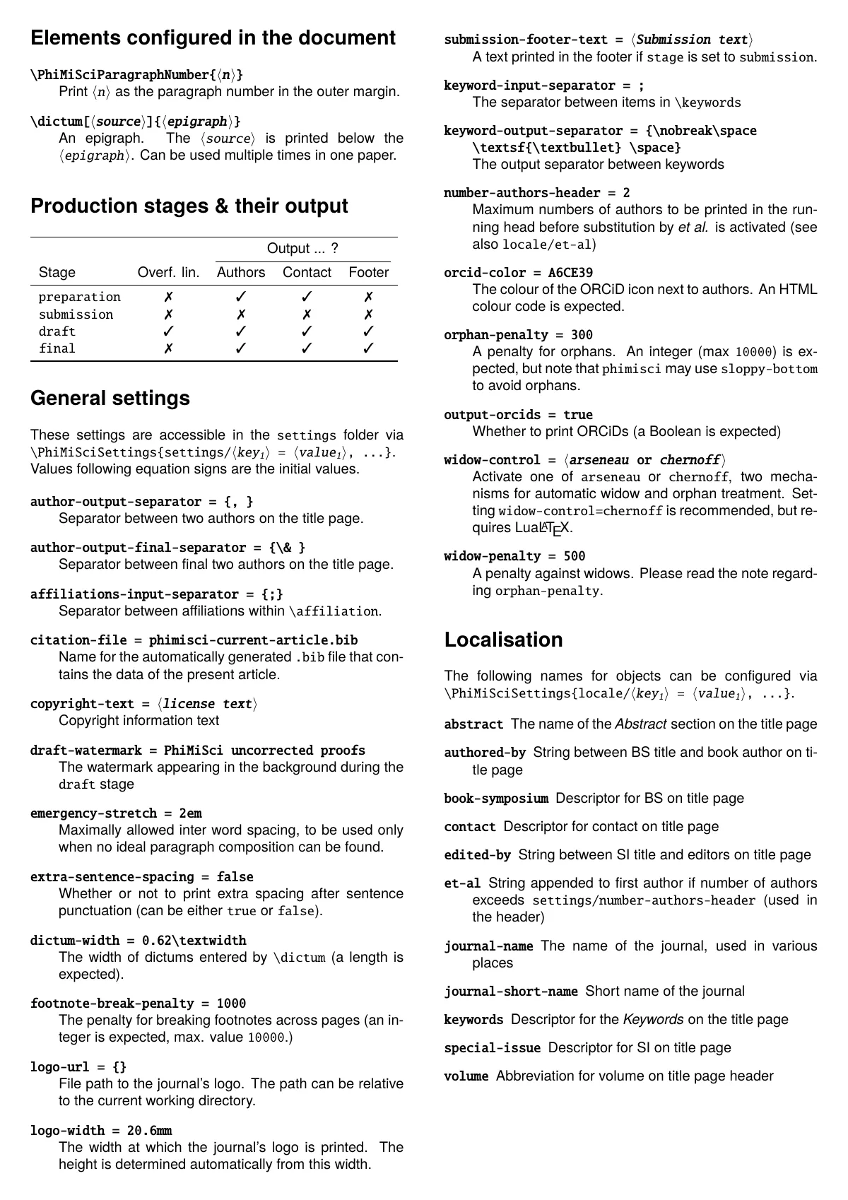 Philosophy and the Mind Sciences class reference LaTeX template, page 2 of 2