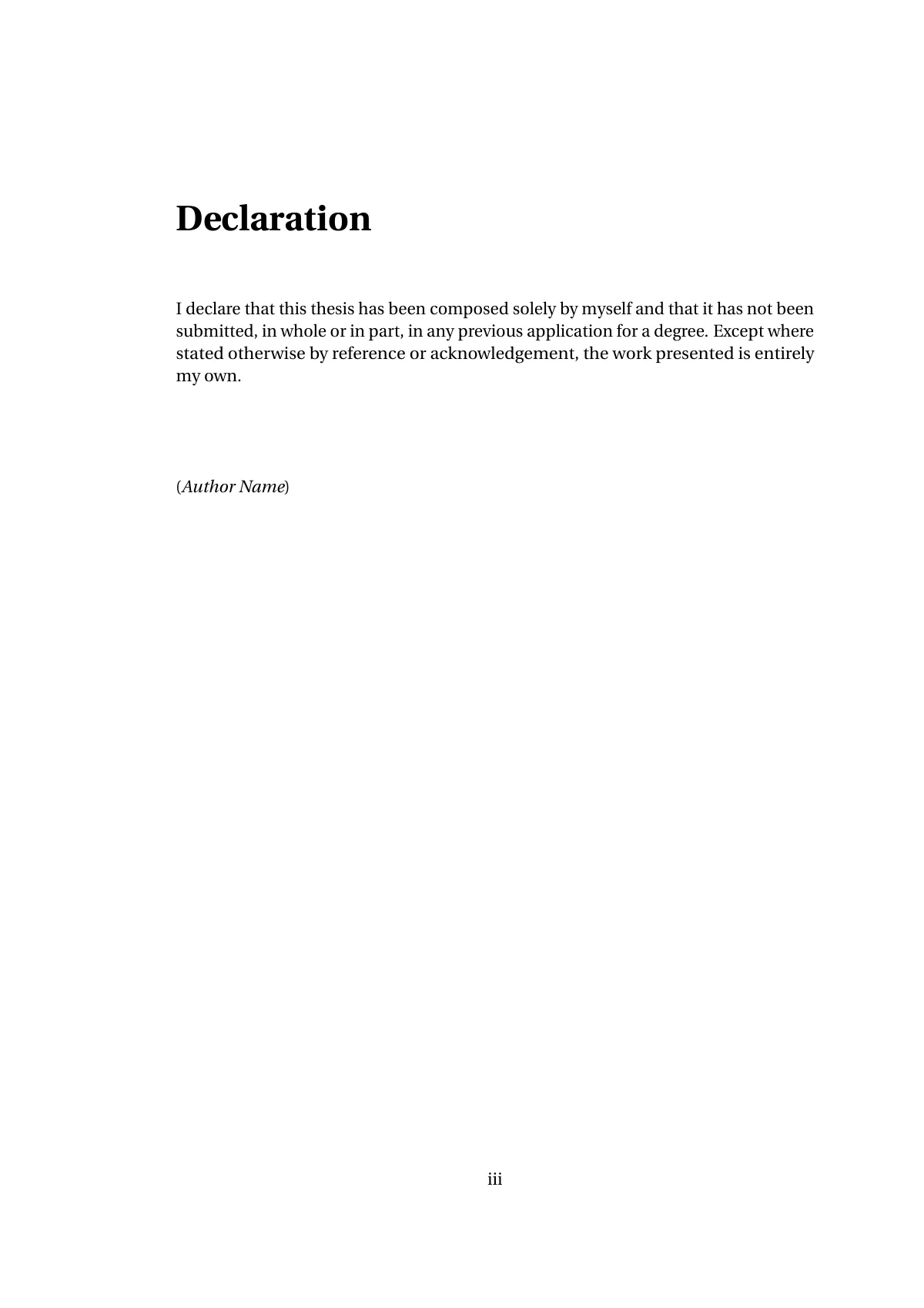 LaTeX-Vorlage University of Edinburgh School of Mathematics Thesis, Seite 3 von 12