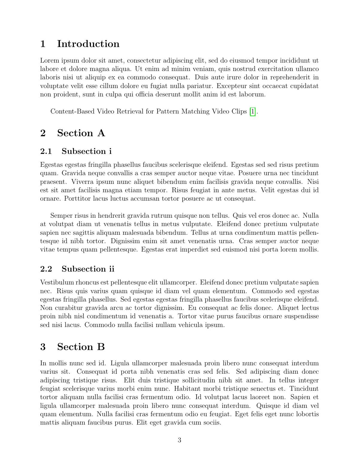 University of St Andrews style report with code listings LaTeX template, page 3 of 9
