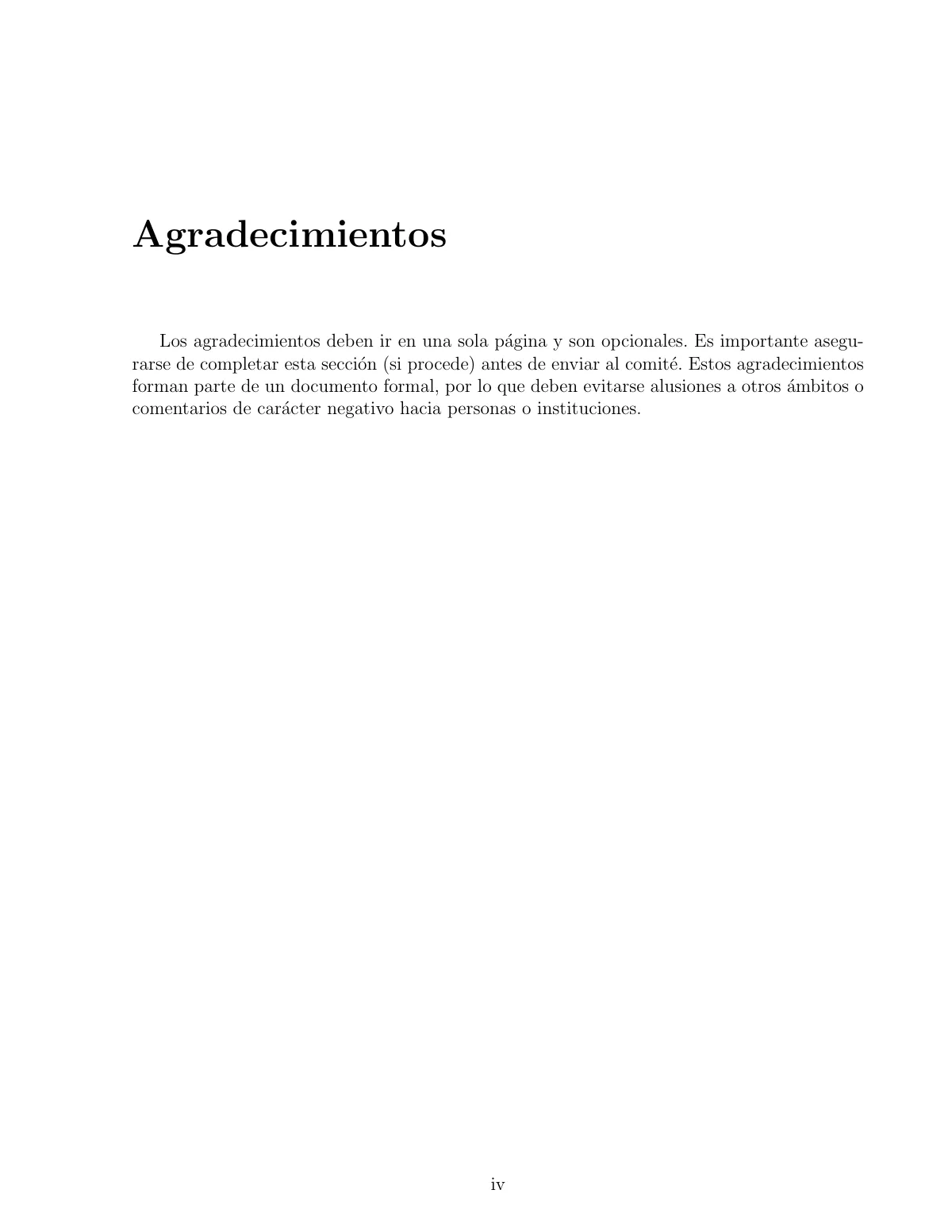 Modèle LaTeX Thèse de troisième cycle, Universidad de Chile, page 5 sur 23