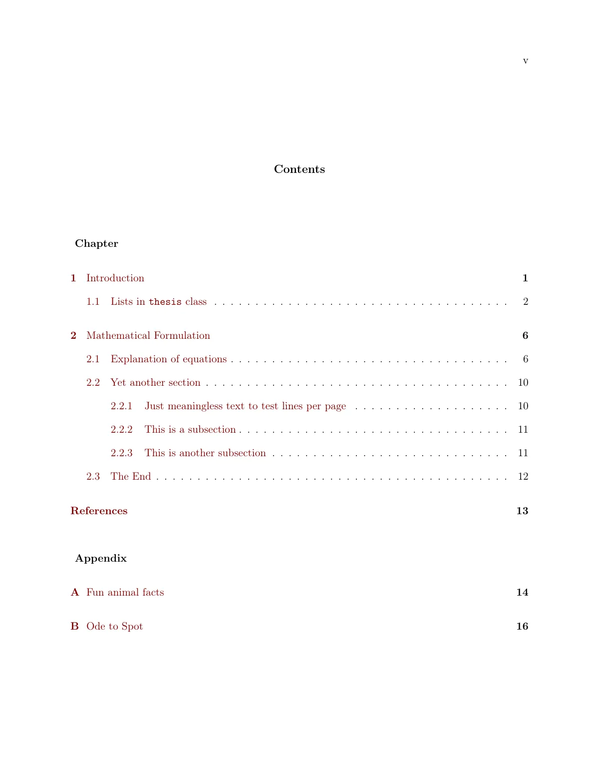University of Colorado Boulder thesis LaTeX template, page 5 of 23