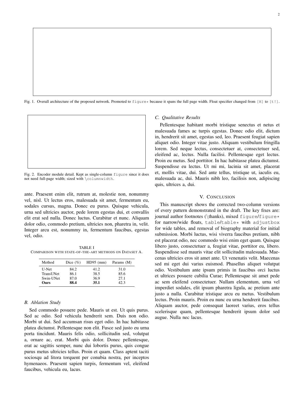 LaTeX-Vorlage IEEE-Journal-Beitrag, zweispaltiges IEEEtran-Beispiel, Seite 2 von 3