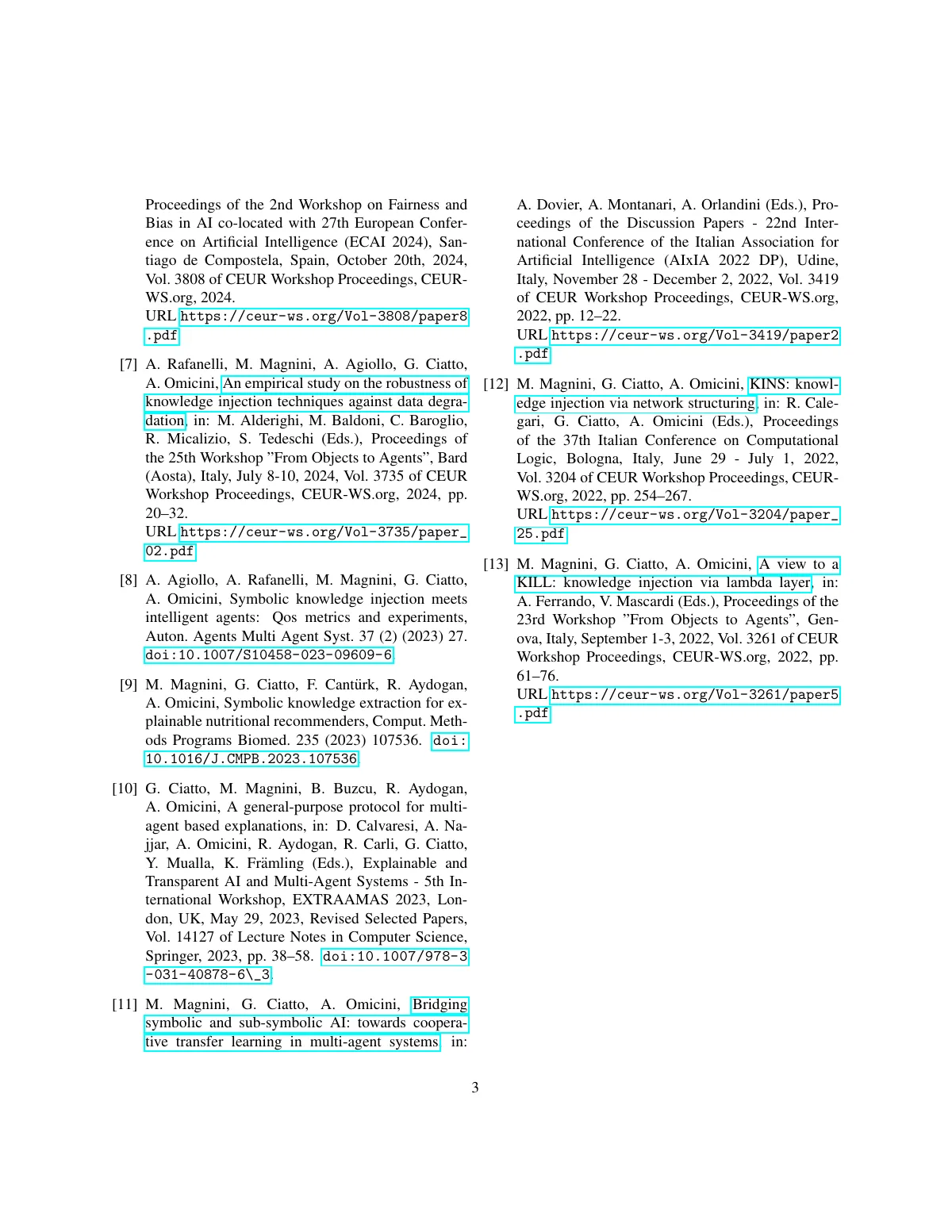 LaTeX-mallen Elsevier elsarticle forskningsartikel, numrerade referenser, sida 3 av 3