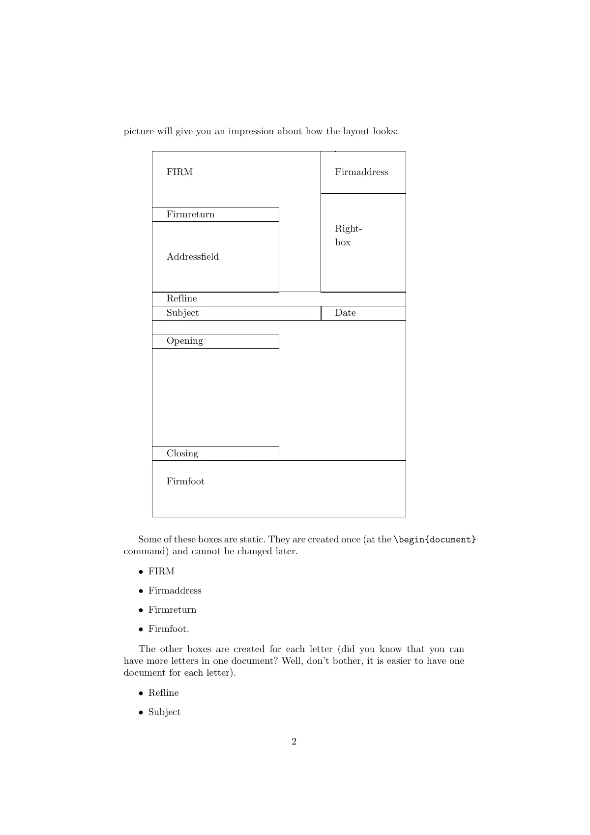 LaTeX-Vorlage myletter: Eine alte Briefklasse, Seite 2 von 11