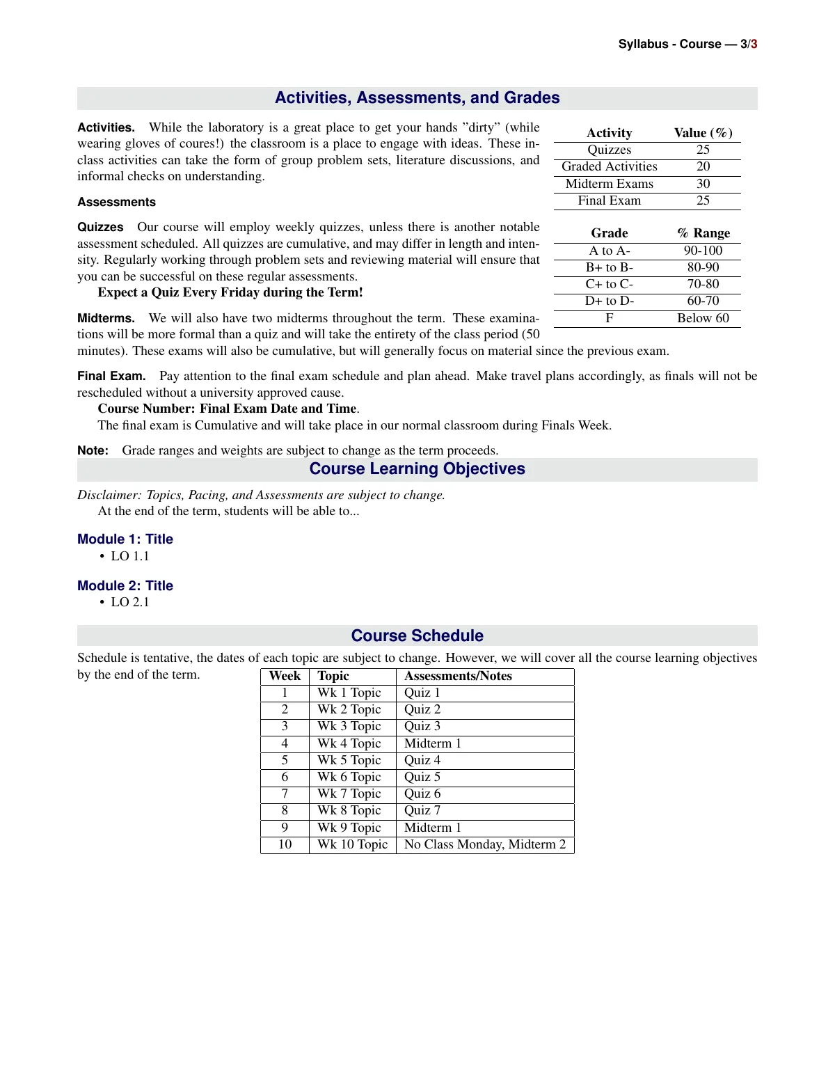 Course syllabus article LaTeX template, page 3 of 3