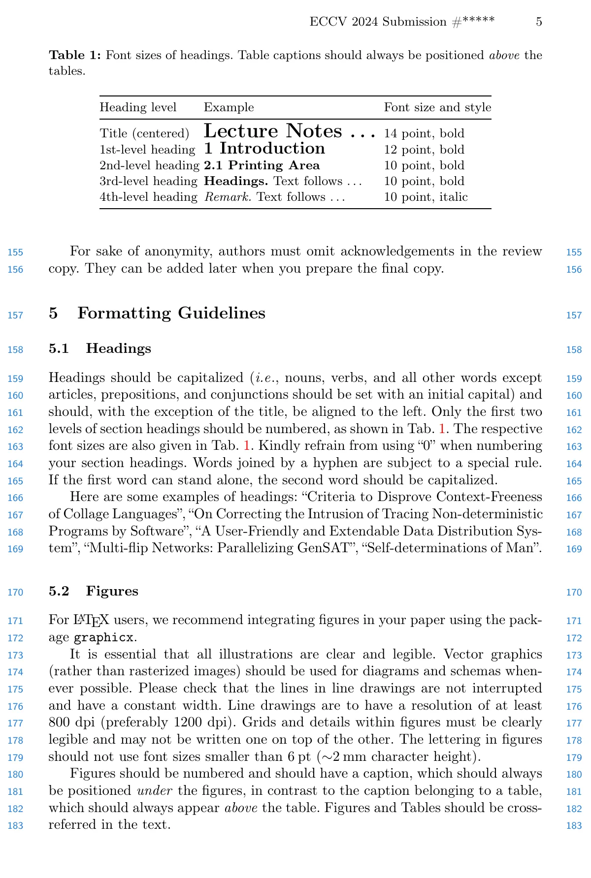 Plantilla de LaTeX Envío de artículo para ECCV 2024 (Springer LNCS), página 5 de 15