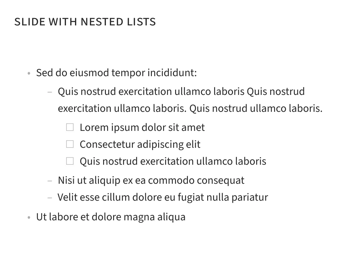 Minimalist academic Beamer presentation, 40 slides LaTeX template, page 3 of 40