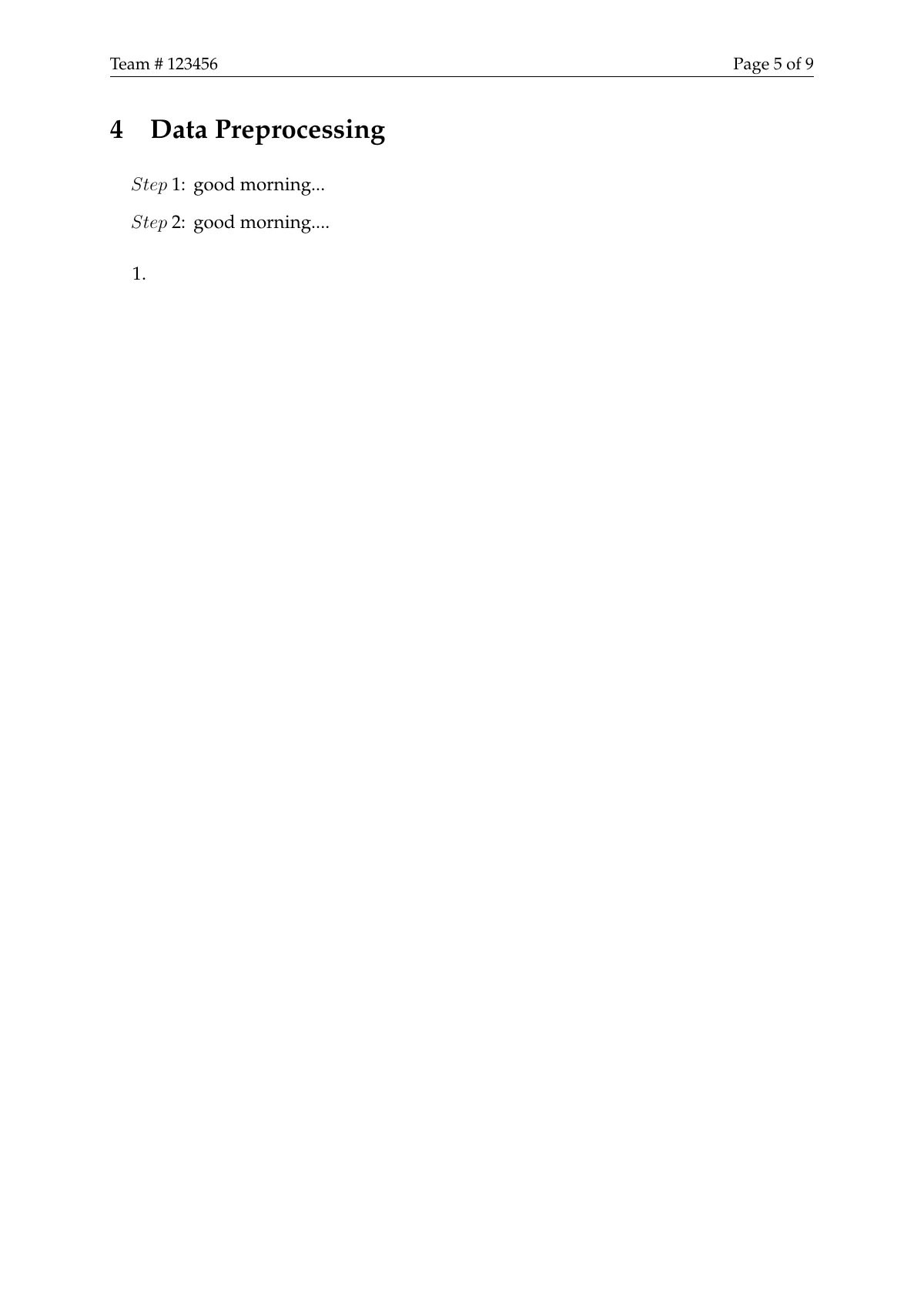 MCM/ICM mathematical modelling contest paper LaTeX template, page 5 of 11