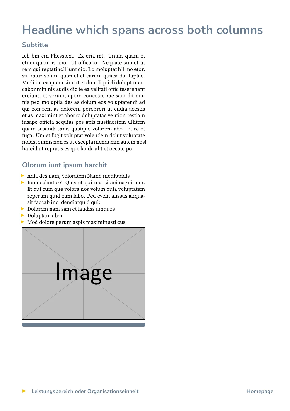 Bern University of Applied Sciences factsheet LaTeX template, page 3 of 3