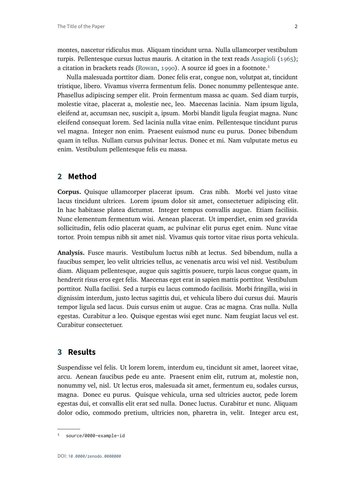 LaTeX-mallen Bowerbird research paper, sida 2 av 4