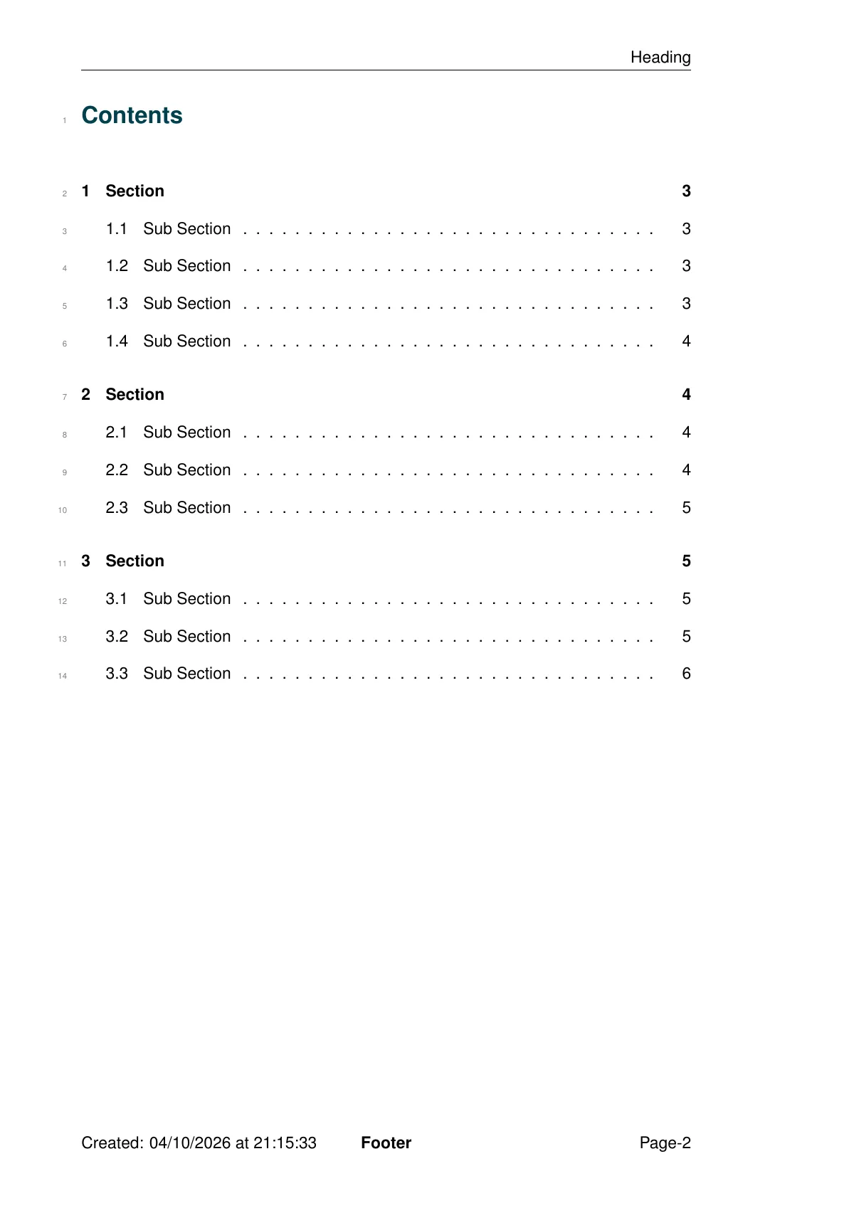Basic whitepaper with executive summary LaTeX template, page 2 of 6