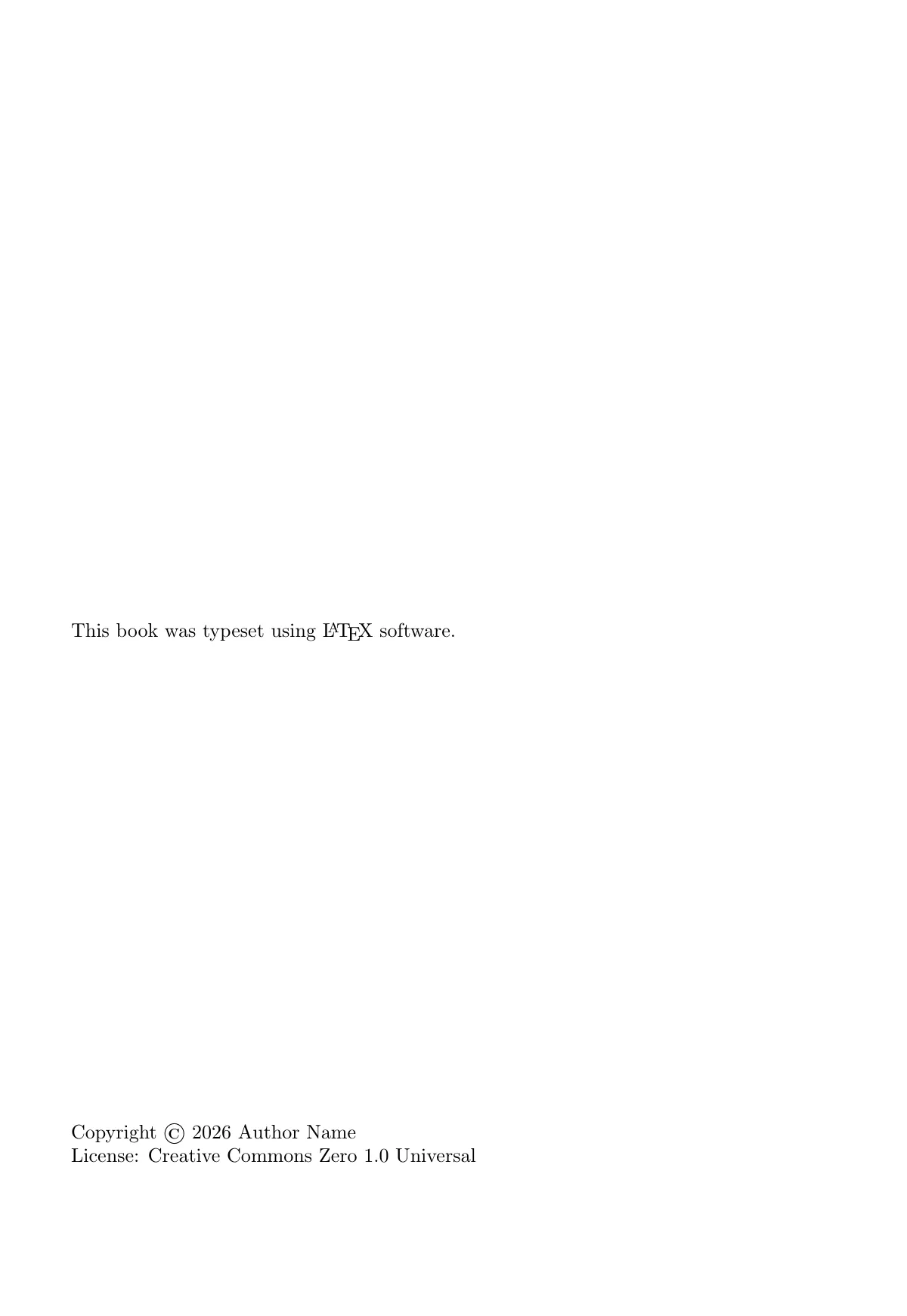 Science textbook, book-style layout with index LaTeX template, page 4 of 135