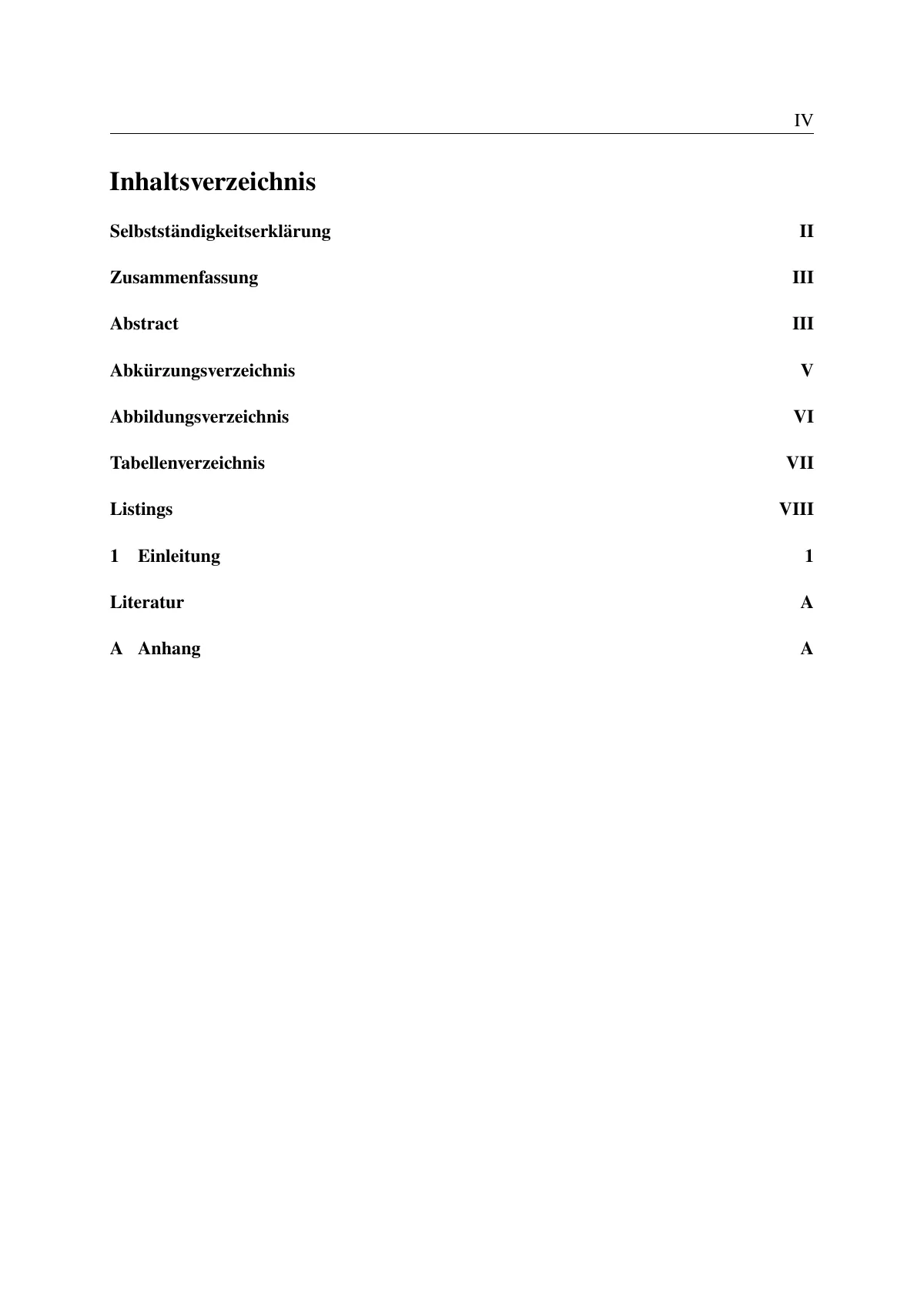DHBW Friedrichshafen thesis, German LaTeX template, page 4 of 10