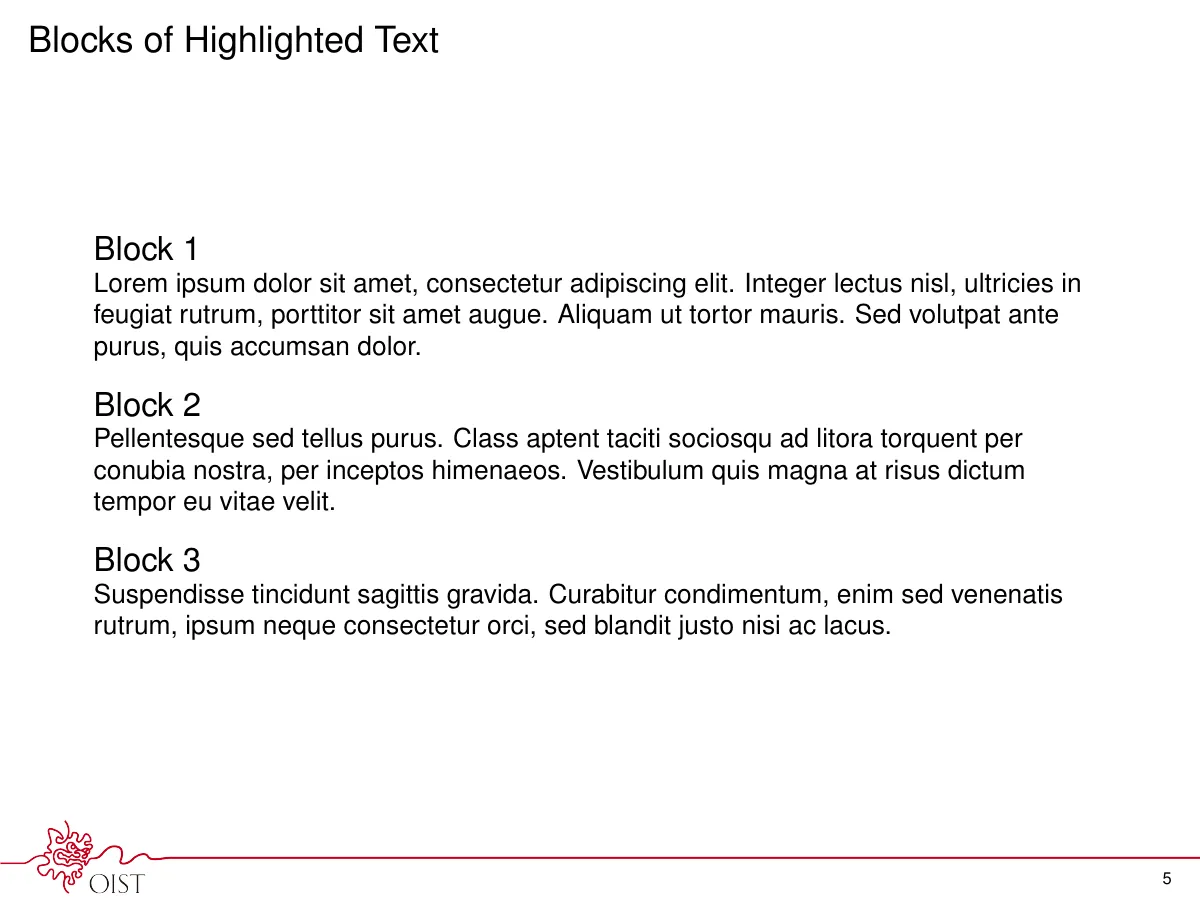 LaTeX-Vorlage OIST-Präsentationsfolien, Seite 5 von 12