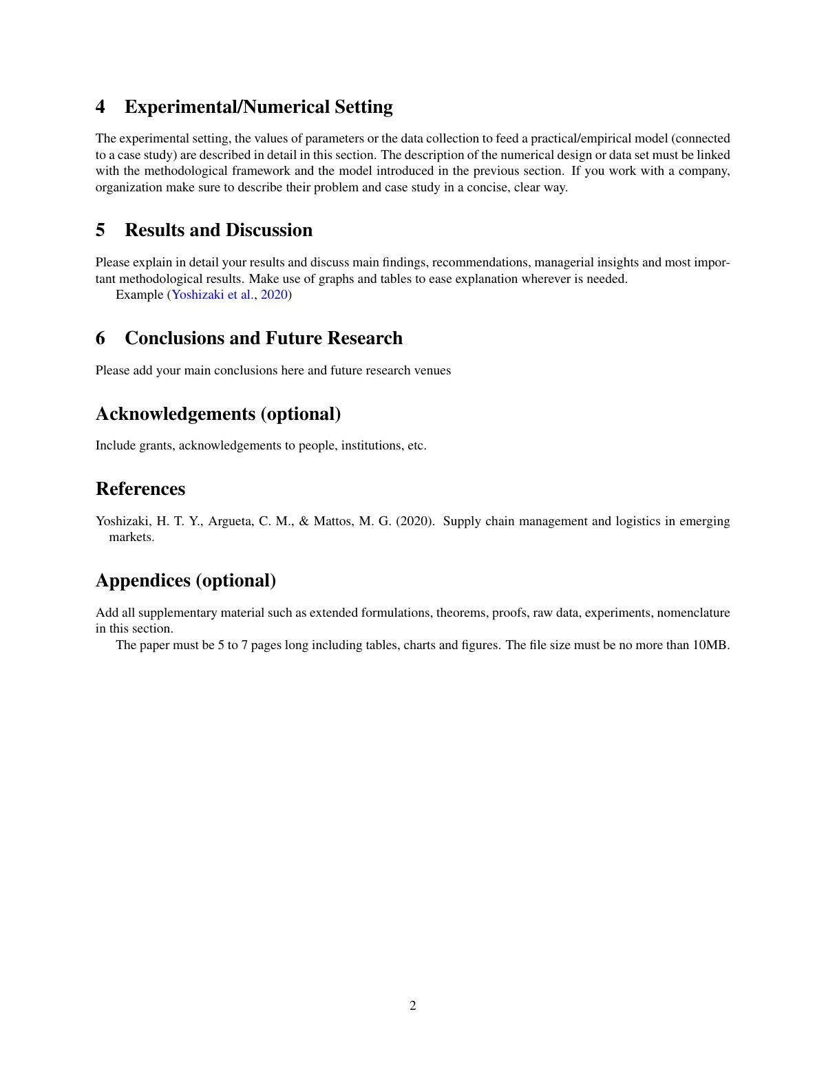 LaTeX-Vorlage Academic journal article, Seite 2 von 2