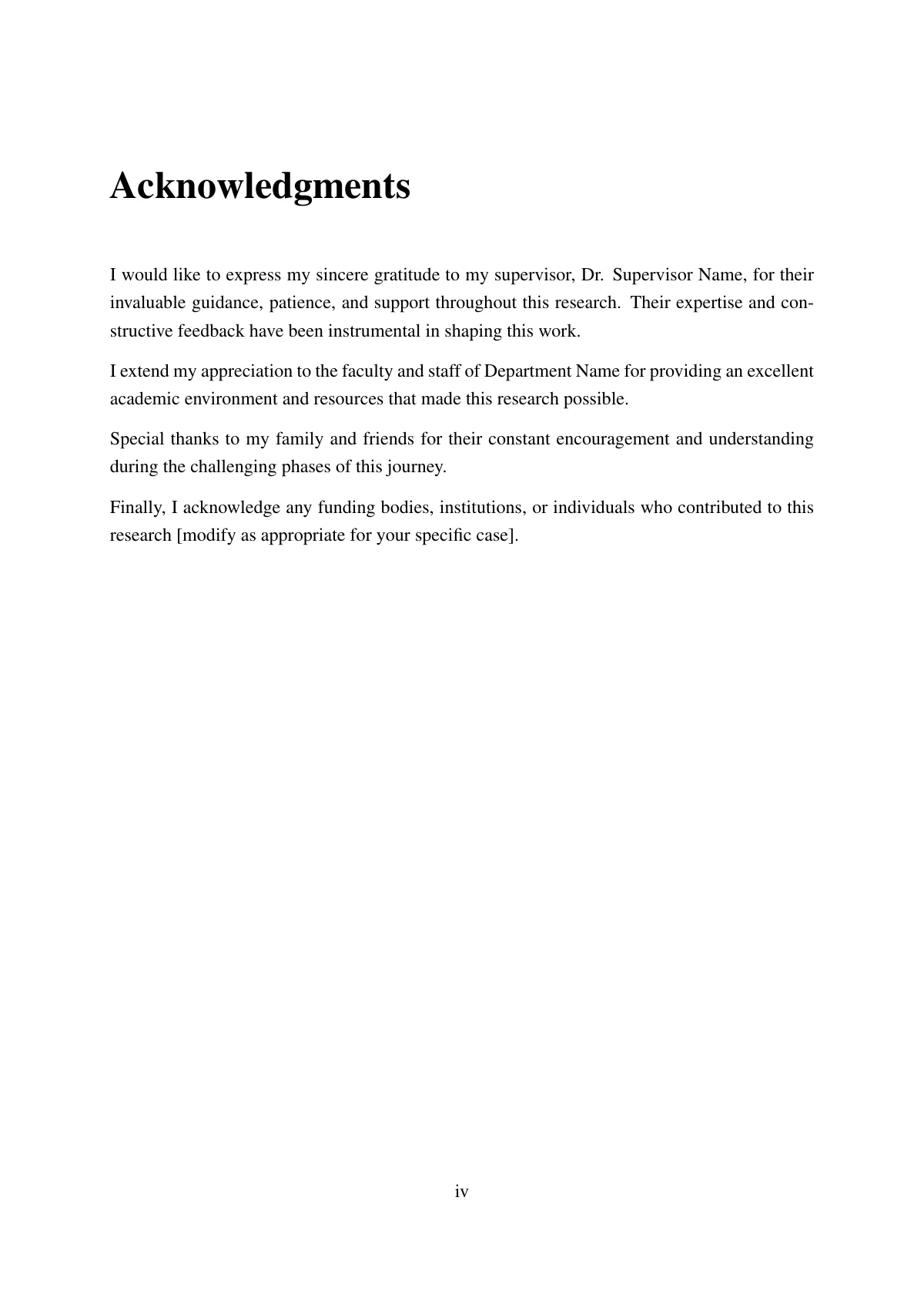 Modèle LaTeX Thèse de MPhil et doctorat KNUST, page 4 sur 28
