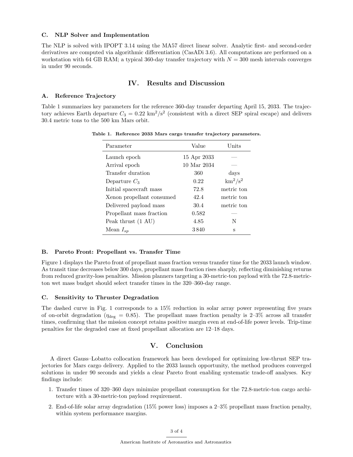 LaTeX-Vorlage AIAA-Konferenzartikel für Luft- und Raumfahrt, Seite 3 von 4