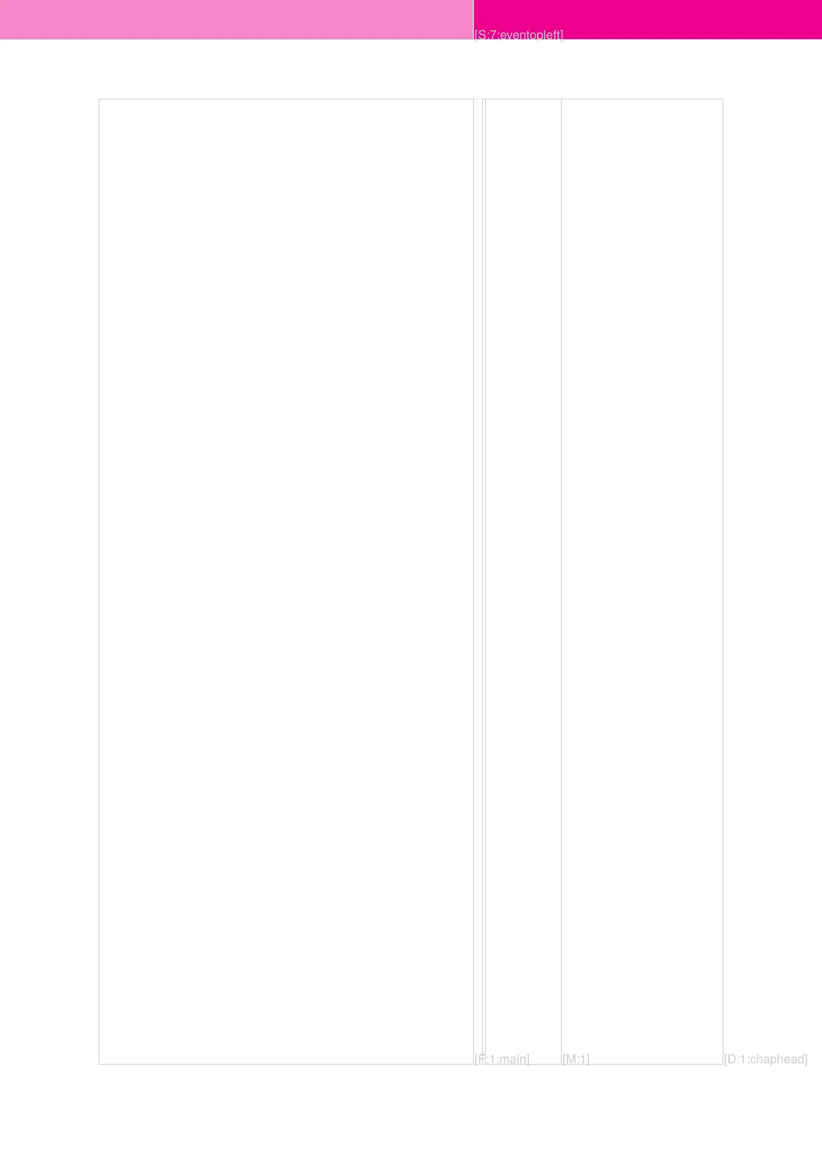 LaTeX-Vorlage Flow-Frames-Beispiel mit Kopfzeilen und statischen Rahmen, Seite 2 von 14