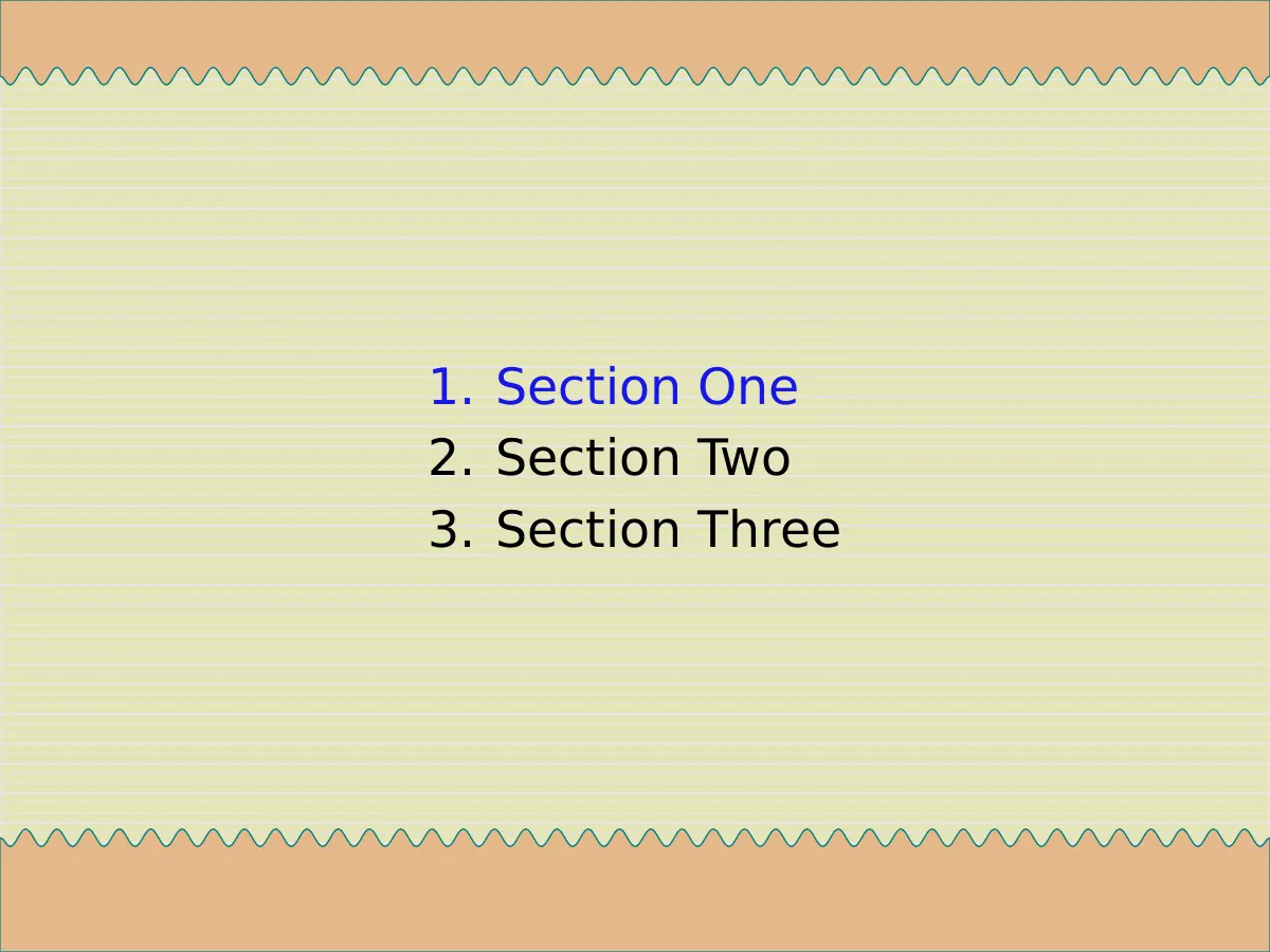 LaTeX-Vorlage Concrete cFermat flaches Beamer-Theme, Seite 2 von 45
